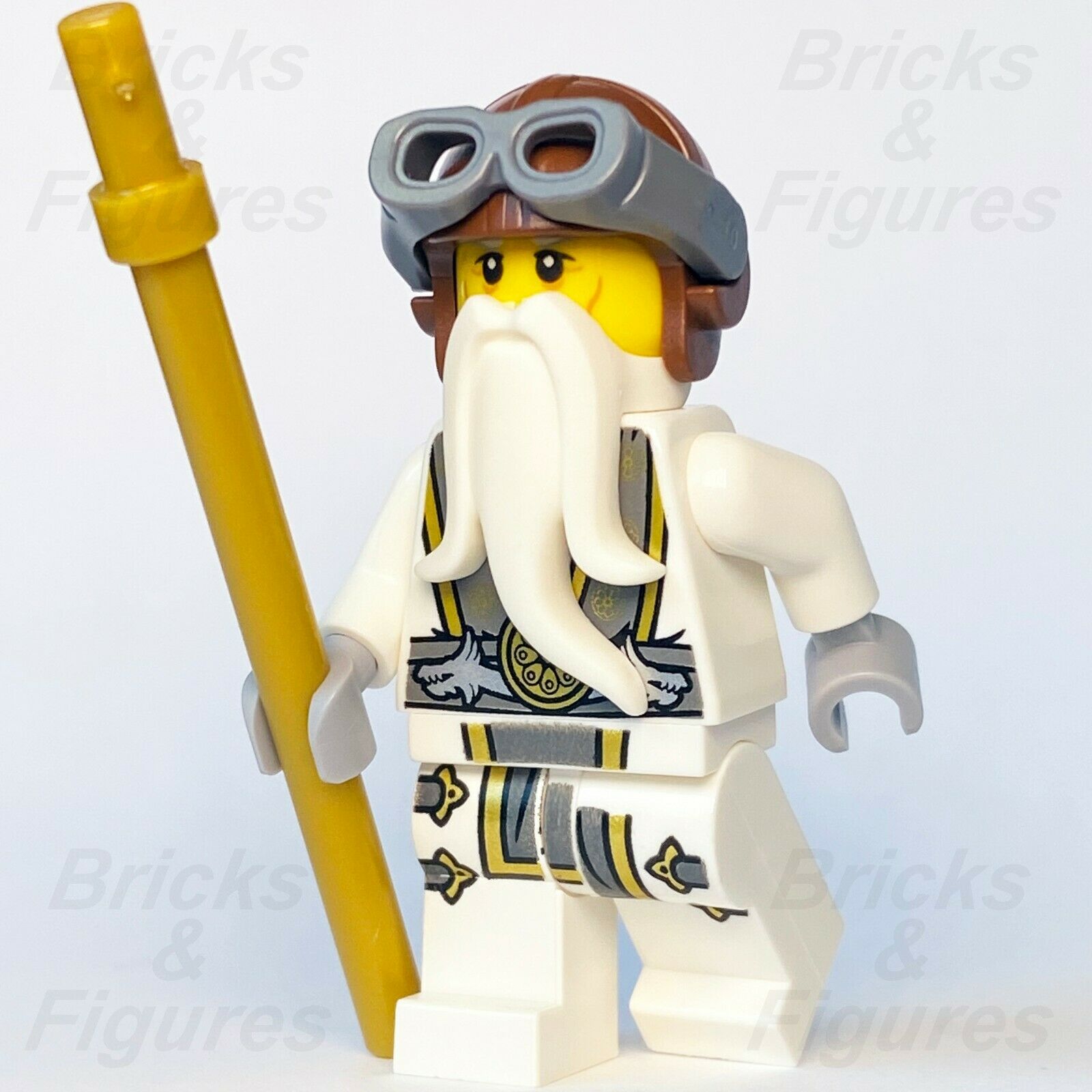 New Ninjago LEGO Master Sensei Wu Skybound Ninja Minifigure from set 70604 - Bricks & Figures