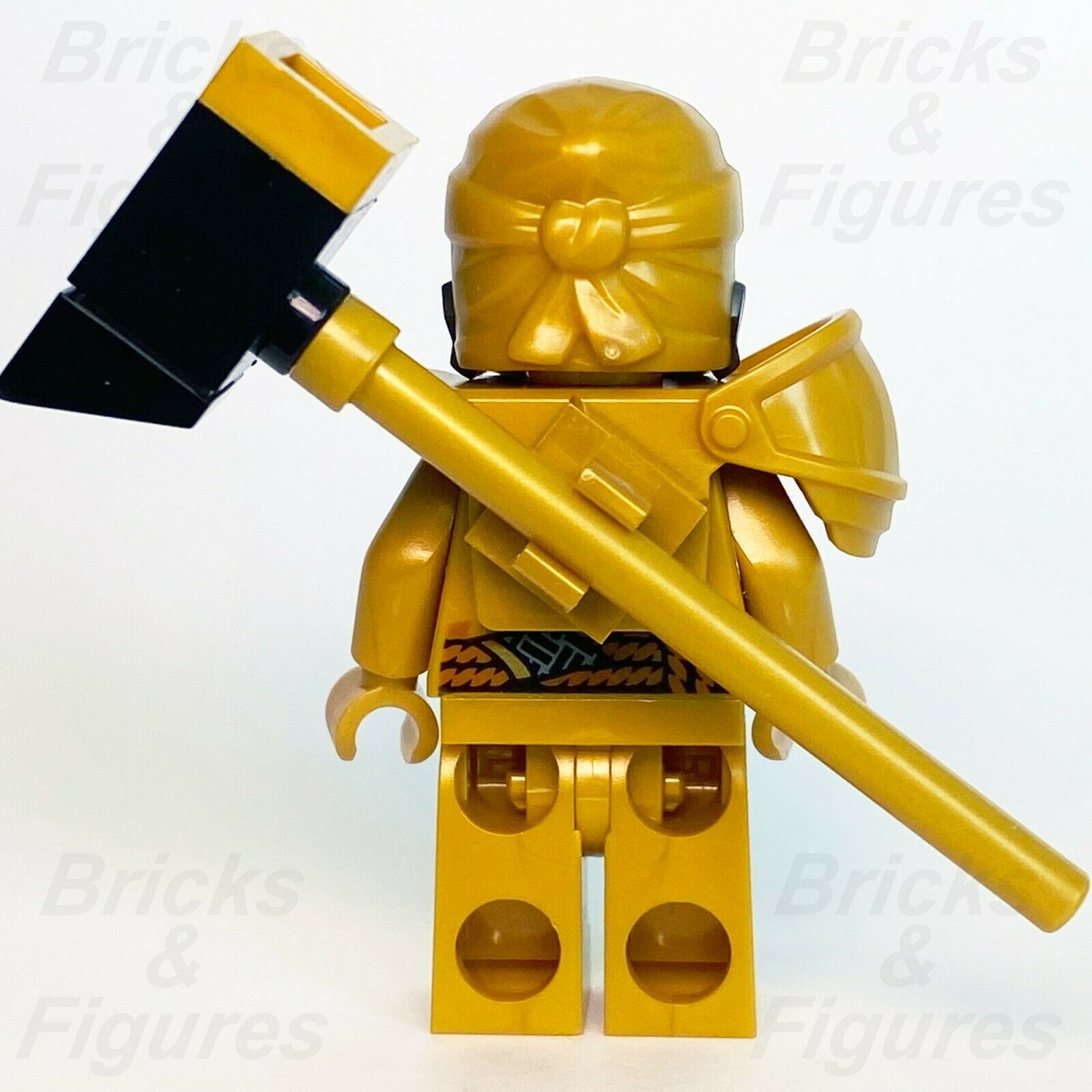 New Ninjago LEGO Ninja Cole Gold Robe Legacy Rebooted Golden Minifigure 71737 - Bricks & Figures