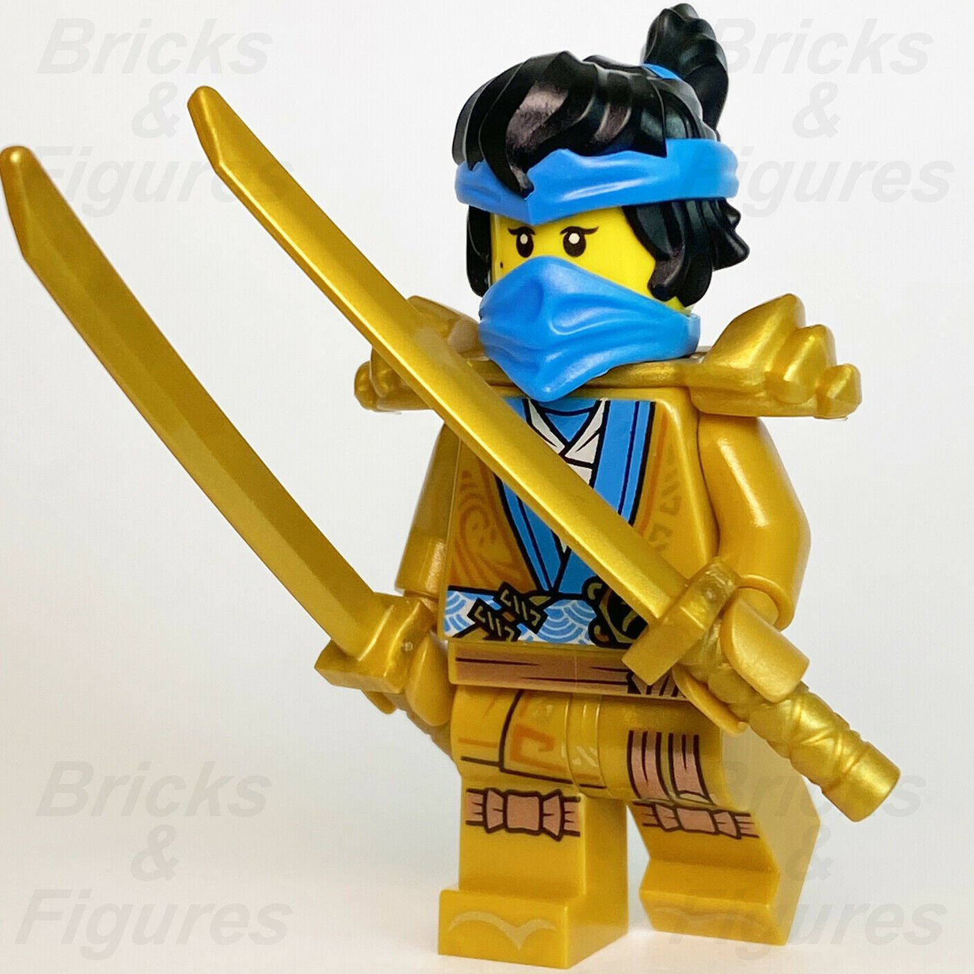 New Ninjago LEGO Ninja Nya Gold Robe Legacy Golden Minifigure 71753 njo707 - Bricks & Figures