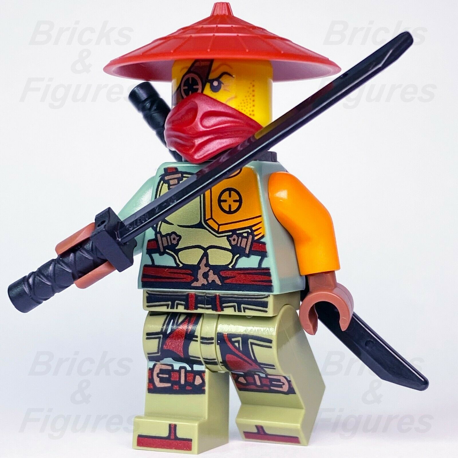 New Ninjago LEGO® Ninja Ronin R.E.X. Bounty Hunter Possession Minifigure 70735 - Bricks & Figures