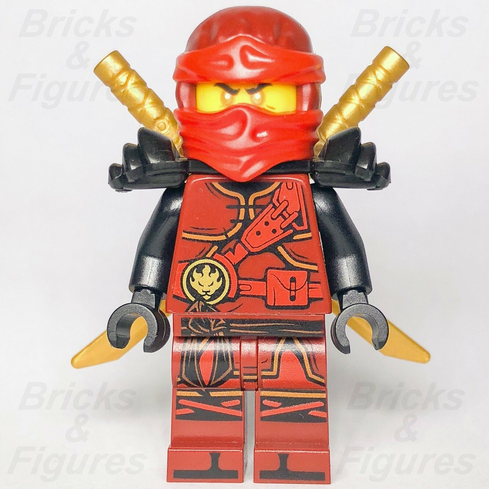 New Ninjago LEGO Red Fire Ninja Kai Hands of Time Minifigure 70627 891729 - Bricks & Figures