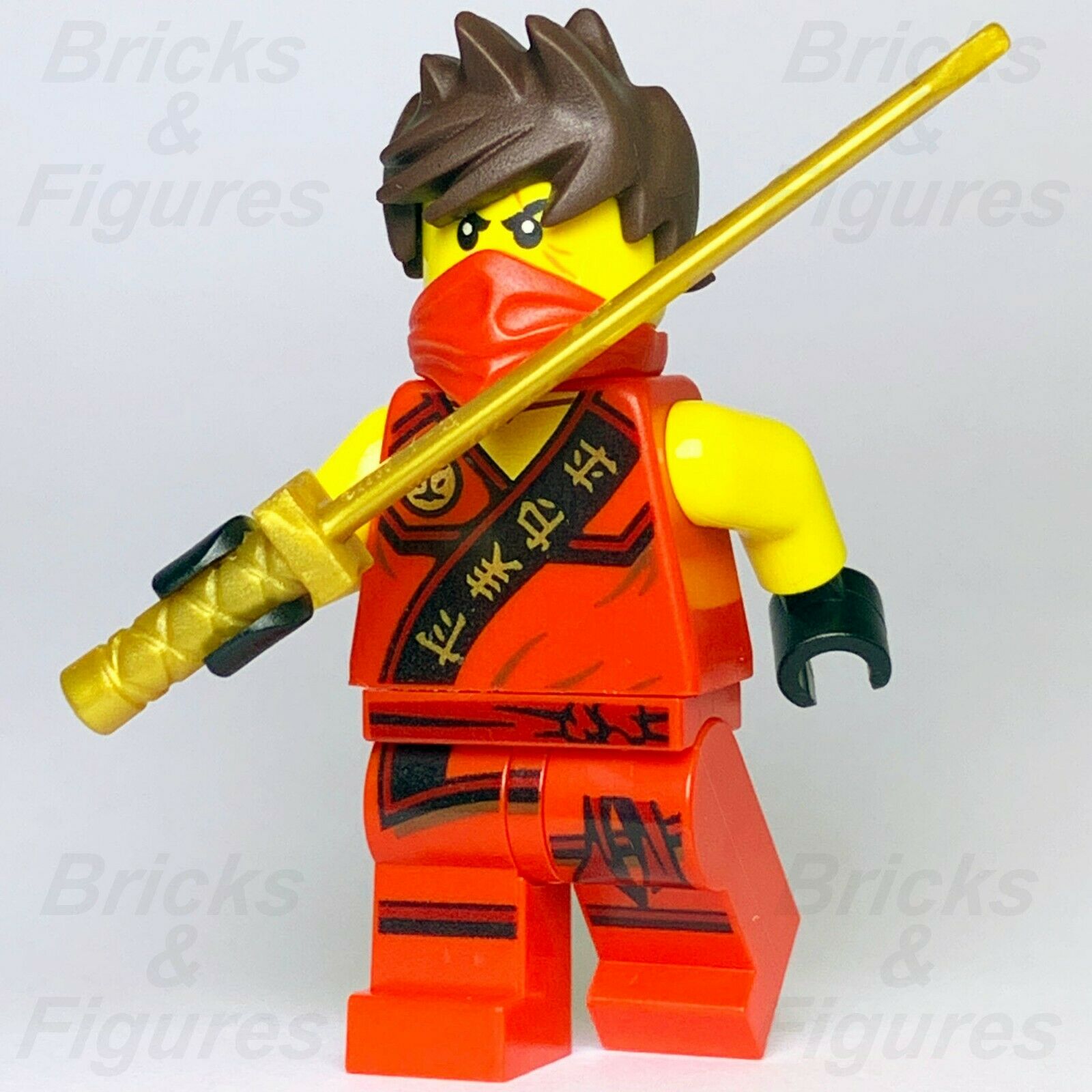 New Ninjago LEGO Red Fire Ninja Kai Minifigure from sets 70756 70752 30293 - Bricks & Figures