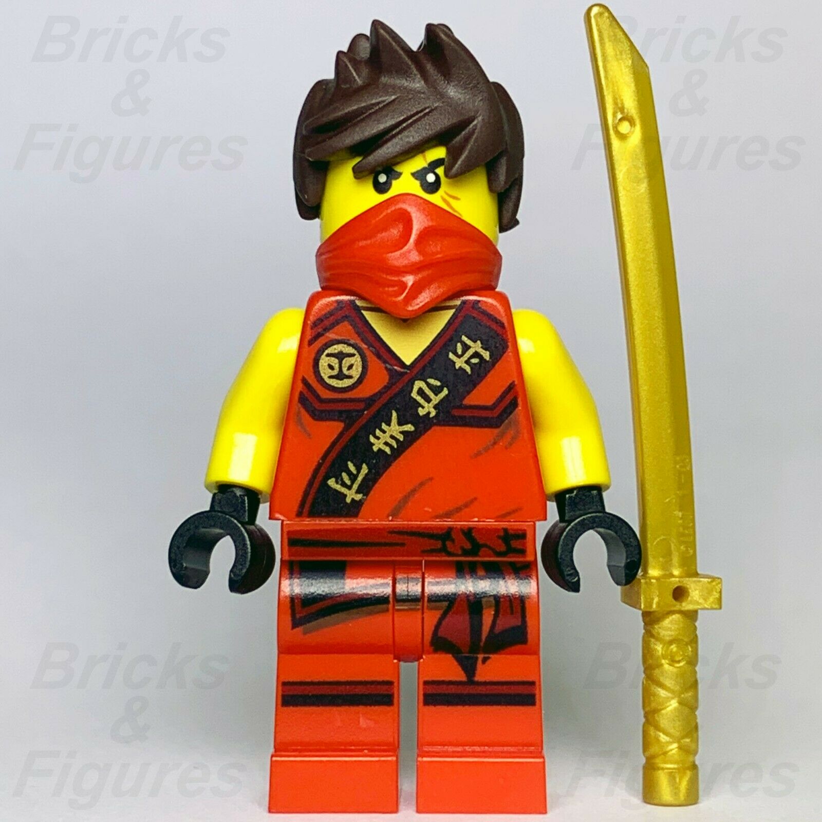 New Ninjago LEGO Red Fire Ninja Kai Minifigure from sets 70756 70752 30293 - Bricks & Figures