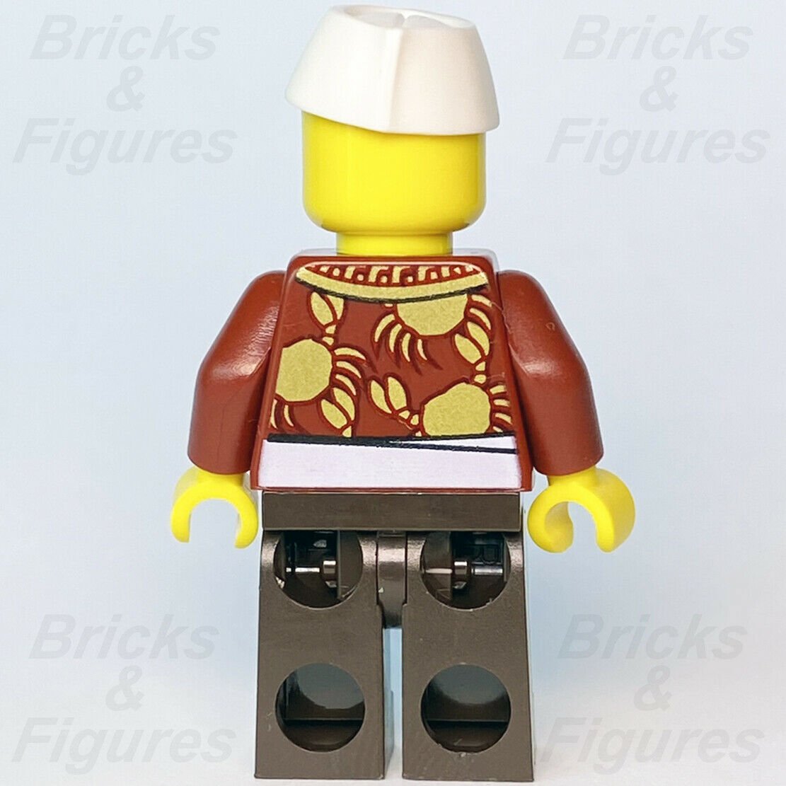 New Ninjago LEGO Severin Black Chef Cook Civilian Movie Minifigure 70620 njo333 - Bricks & Figures