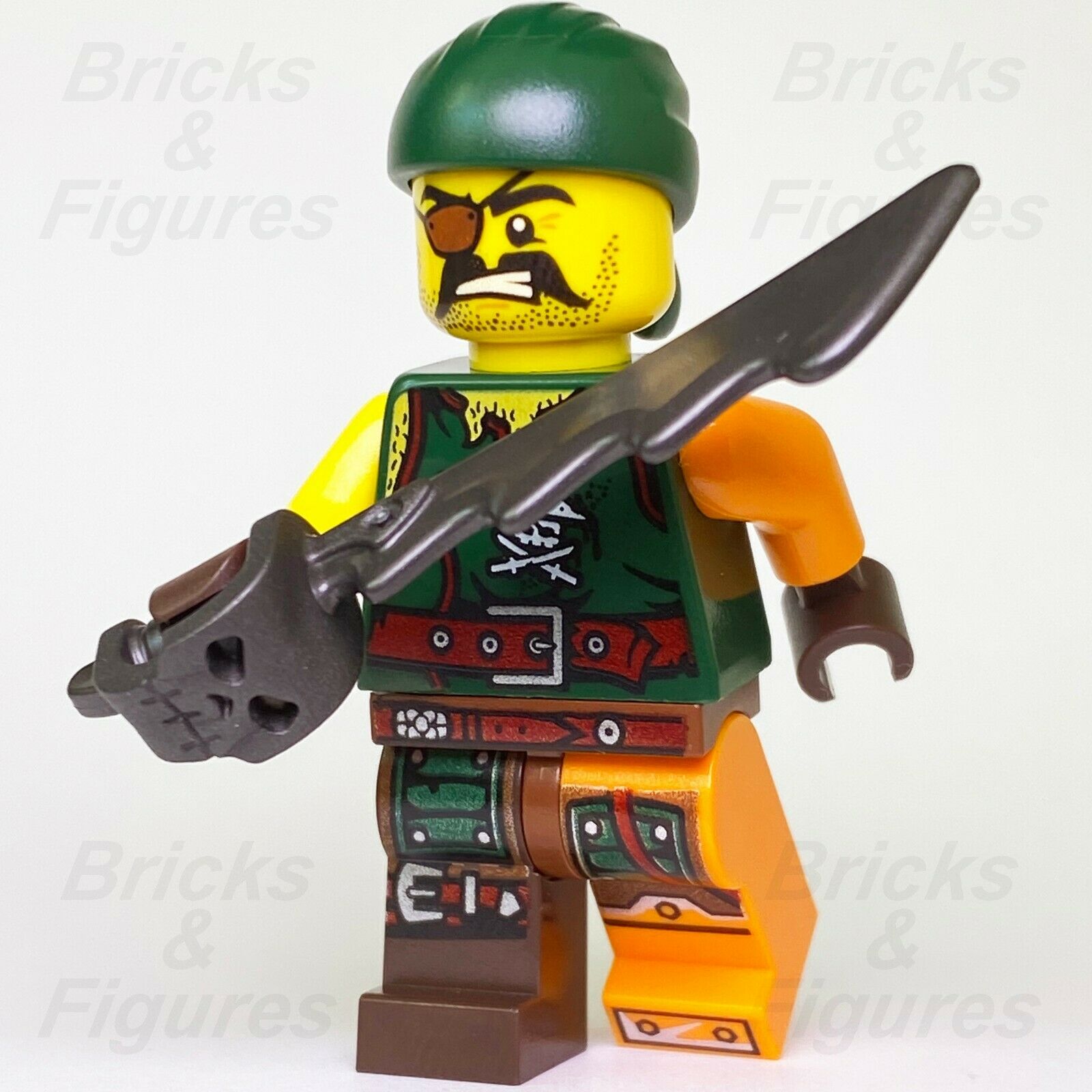 New Ninjago LEGO Sqiffy Pirate with Sword Skybound Minifigure 70604 70594 - Bricks & Figures