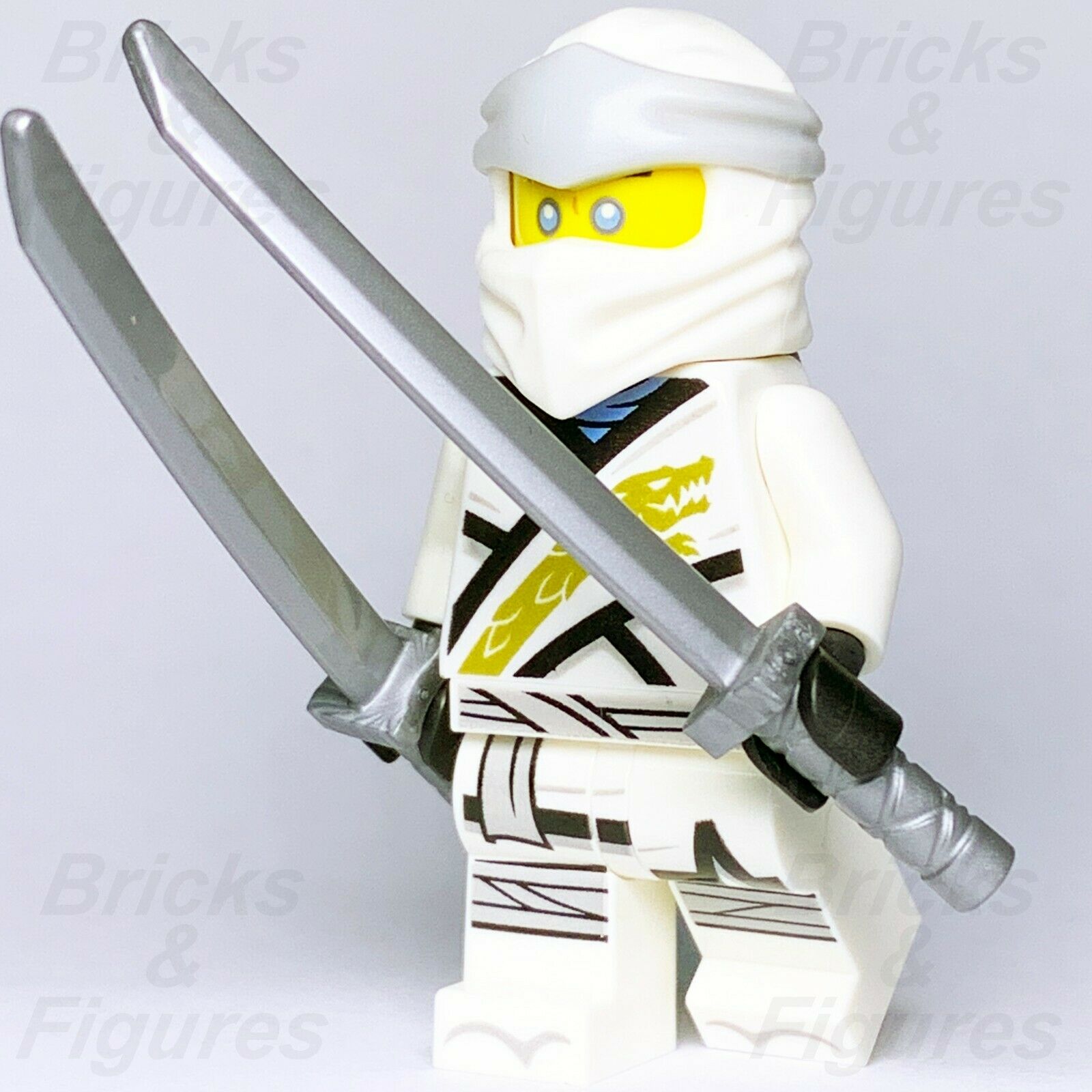 New Ninjago LEGO Zane Legacy Ice Ninja Minifigure 70667 70670 70661 Genuine - Bricks & Figures