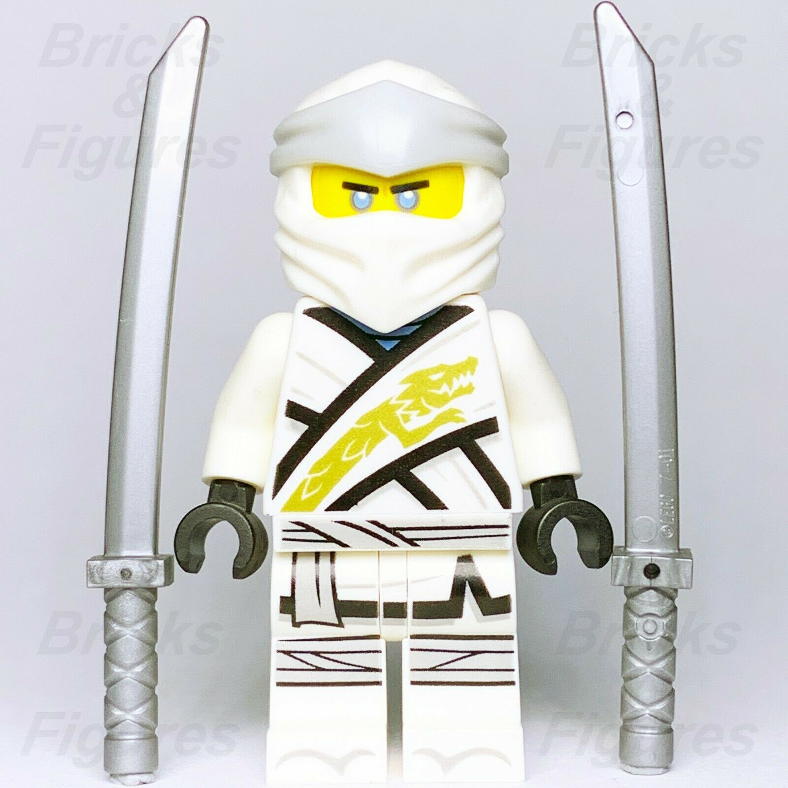 New Ninjago LEGO Zane Legacy Ice Ninja Minifigure 70667 70670 70661 Genuine - Bricks & Figures