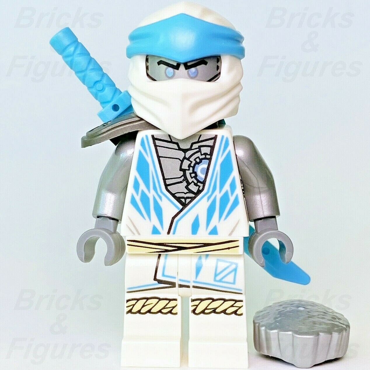 New Ninjago LEGO Zane with Scabbard Ice Ninja Core Minifigure 71765 njo719 - Bricks & Figures