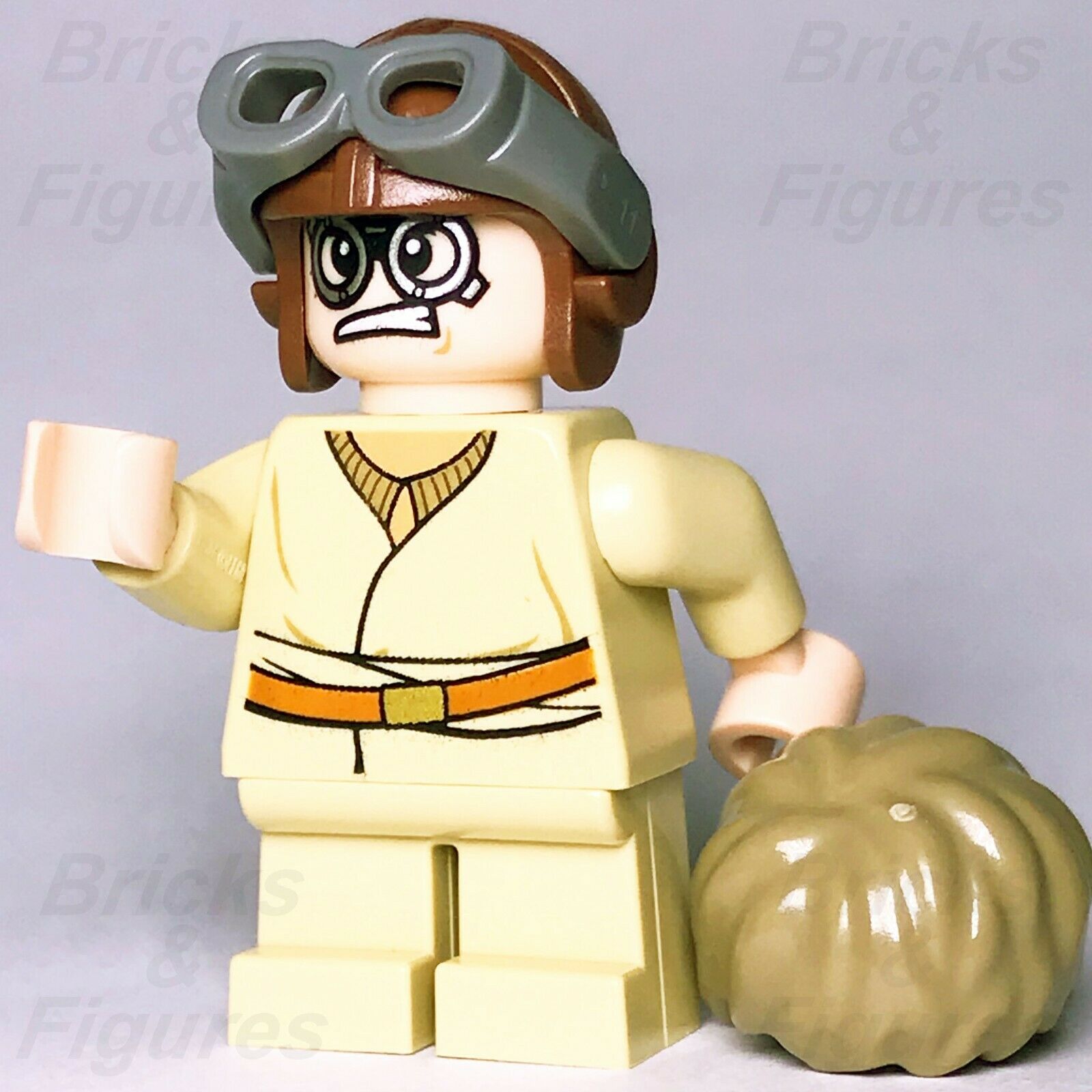 New Star Wars LEGO Anakin Skywalker Young Starfighter Pilot Minifigure 7877 - Bricks & Figures