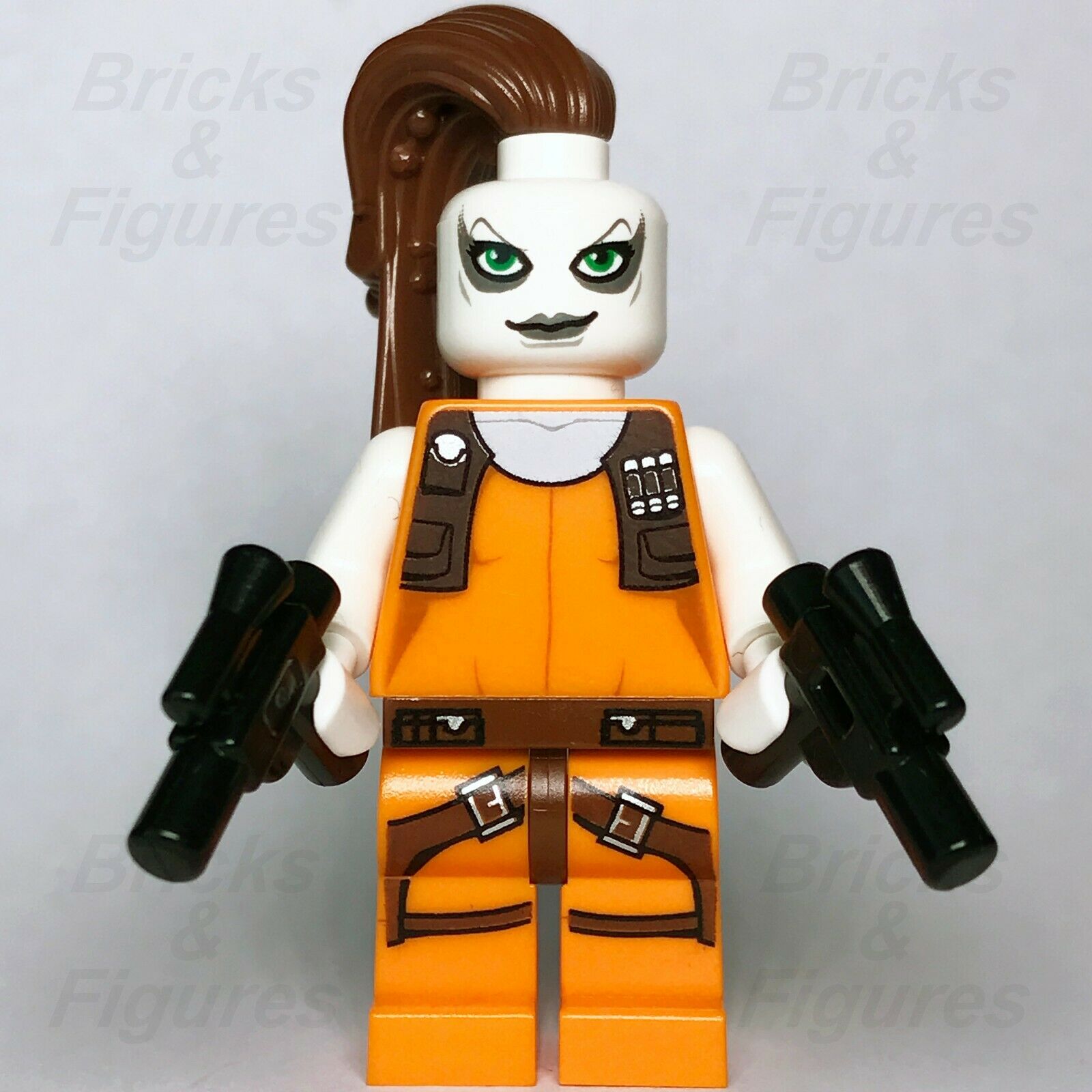 New Star Wars LEGO Aurra Sing Palliduvan Bounty Jedi Hunter Minifigure 7930 - Bricks & Figures