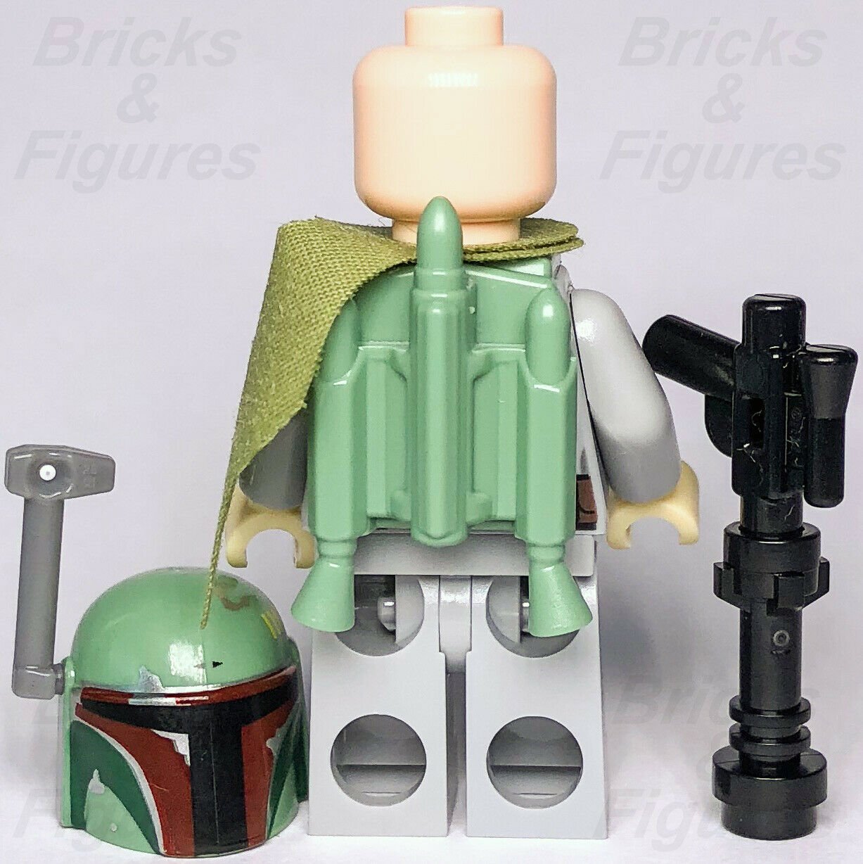 New Star Wars LEGO Boba Fett Mandalorian Bounty Hunter Minifigure 75174 Bricks Figures