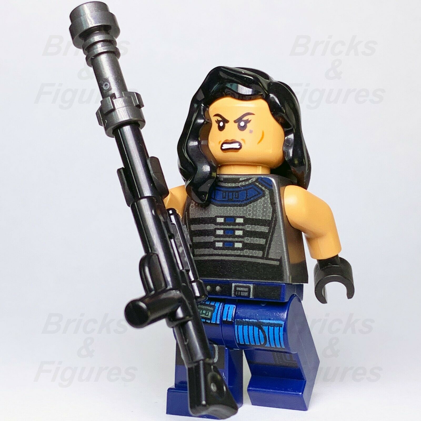 New Star Wars LEGO Cara Dune Shock Trooper The Mandalorian Minifigure 75254 - Bricks & Figures