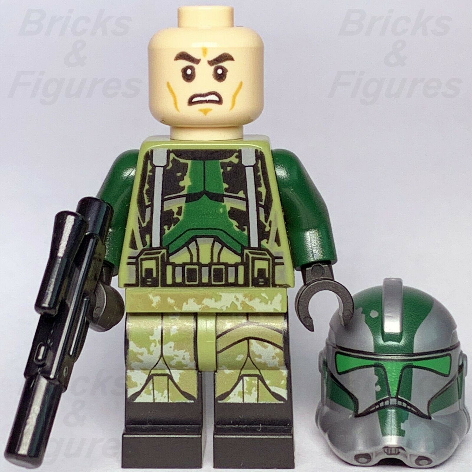 New Star Wars LEGO Clone Commander Gree Trooper Minifigure 75234 Genuine - Bricks & Figures