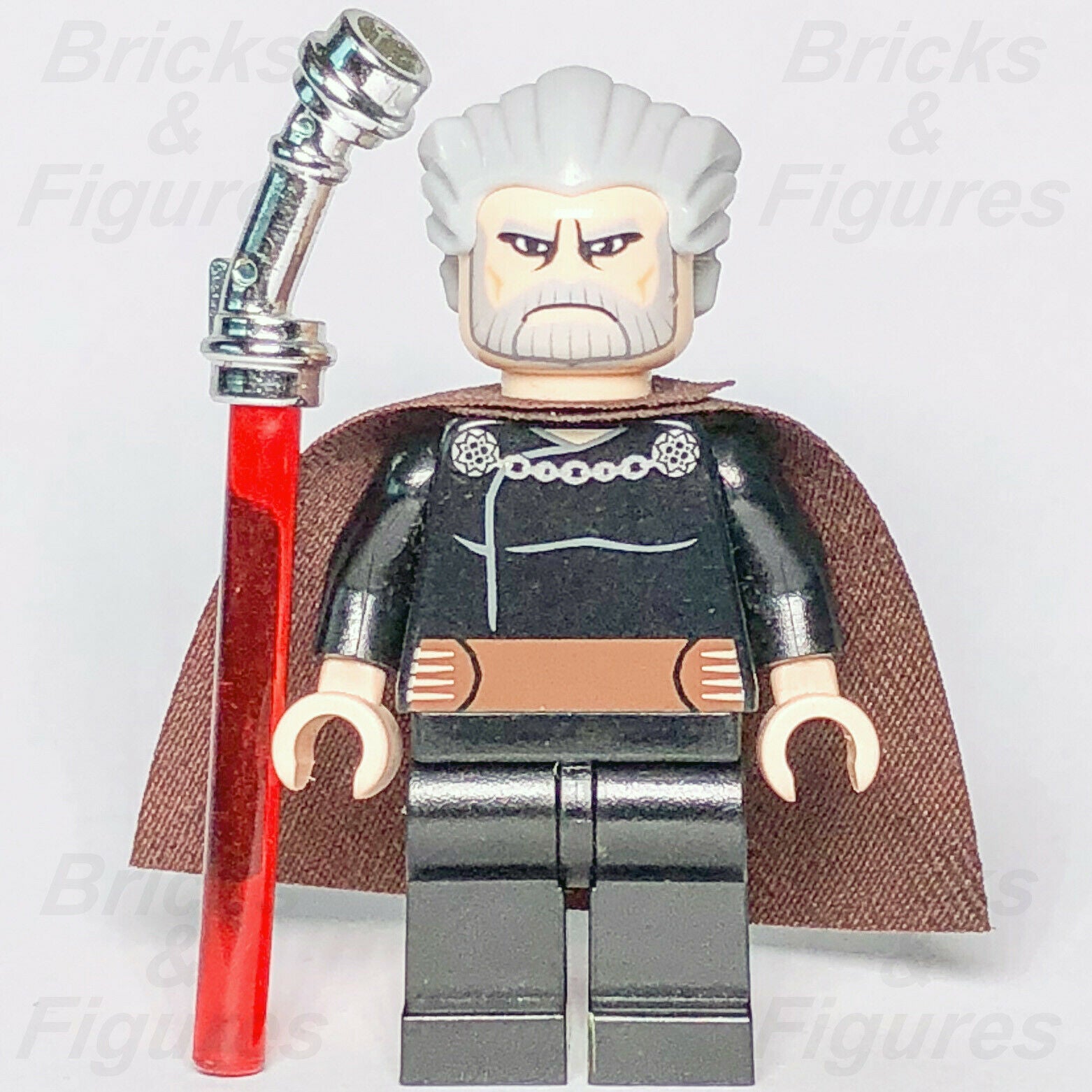 New Star Wars LEGO Count Dooku Sith Lord The Clone Wars Minifigure 7752 9515 Bricks Figures