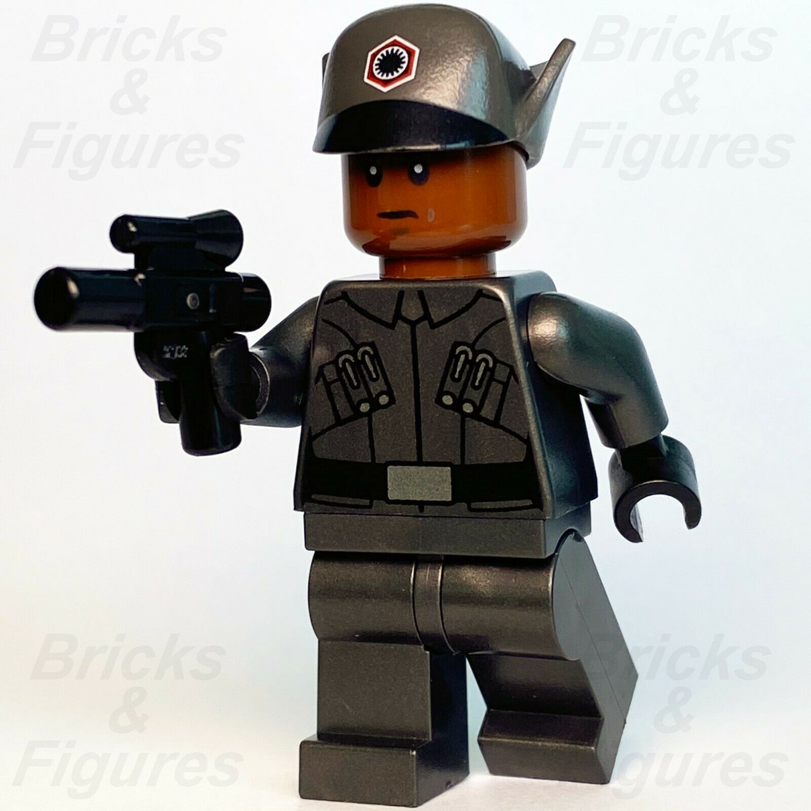 New Star Wars LEGO Finn FN-2187 First Order officer Disguise Minifigure 75201 - Bricks & Figures
