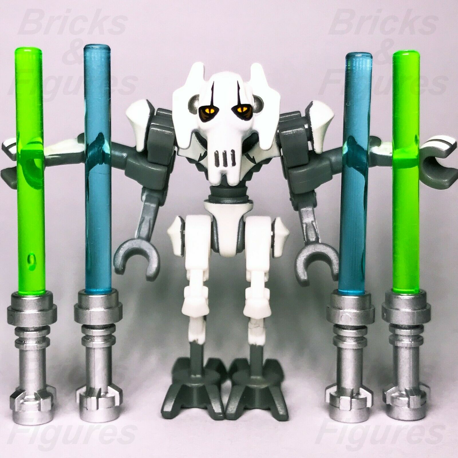 New Star Wars LEGO General Grievous Cyborg Separatist Minifigure 75040 75199 - Bricks & Figures