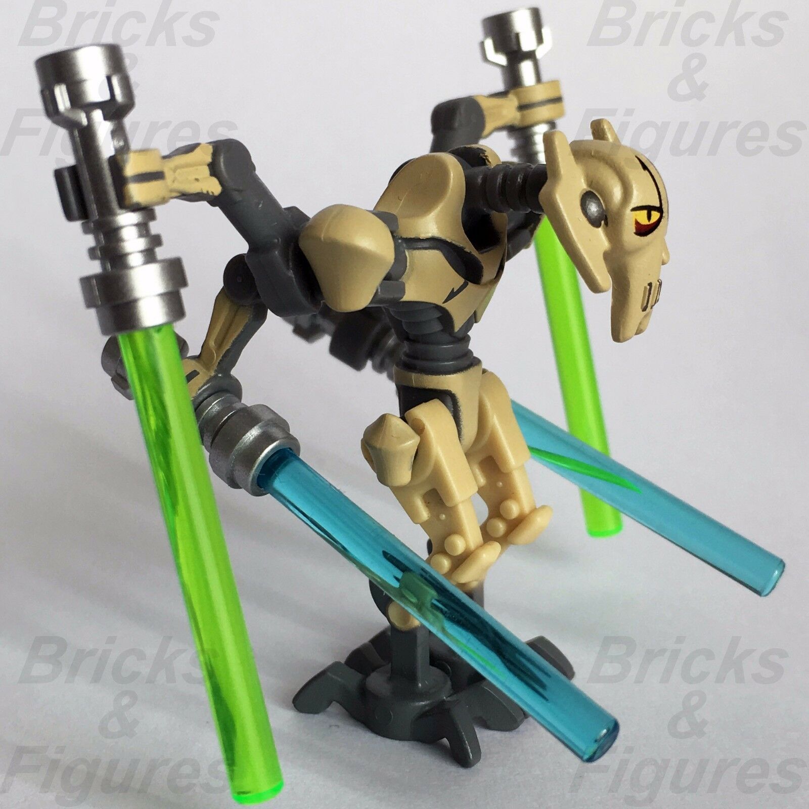 New Star Wars LEGO General Grievous Cyborg Separatist Minifigure 8095 9515 - Bricks & Figures