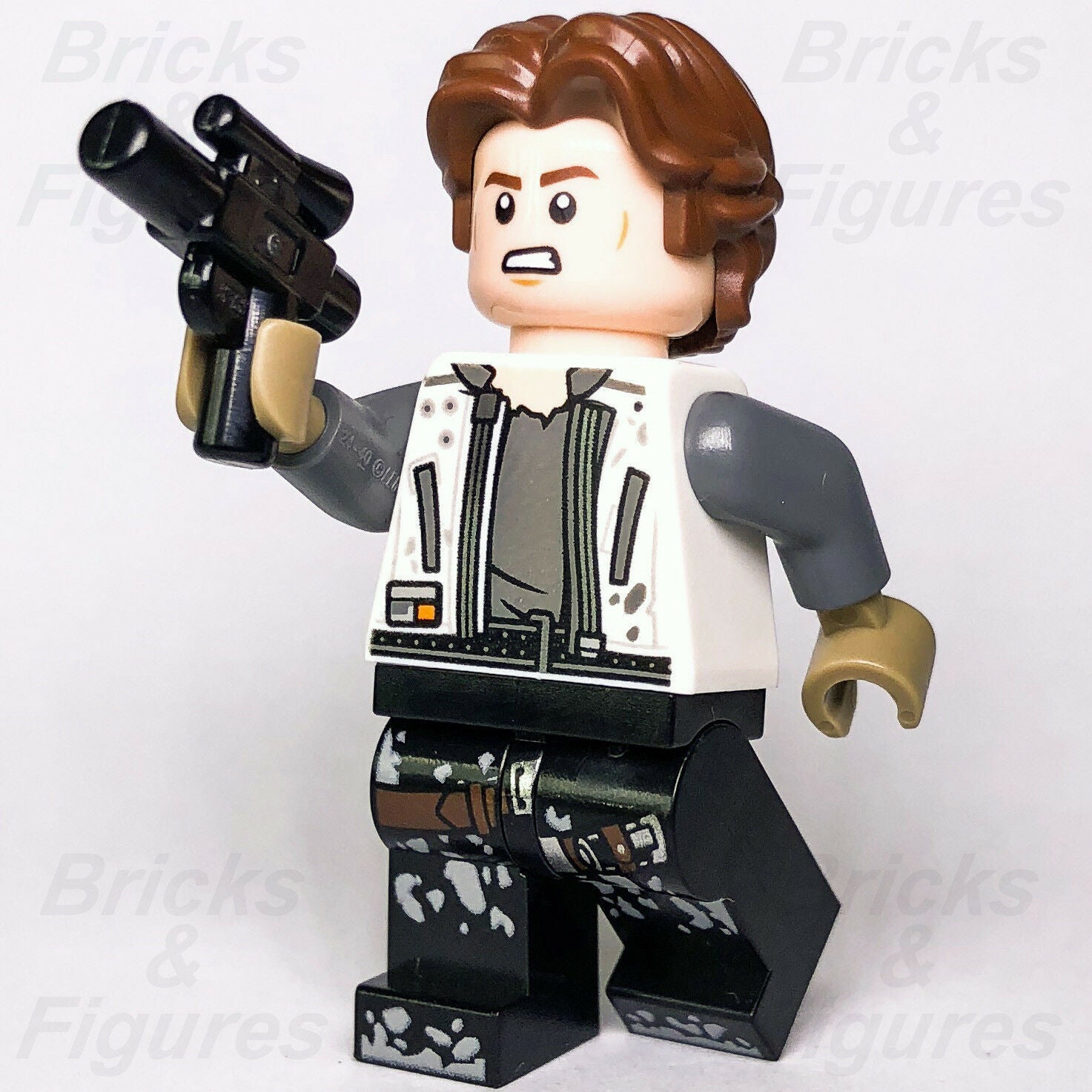 New Star Wars LEGO Han Solo Corellia Outfit Rebel Captain from 75209 Genuine - Bricks & Figures