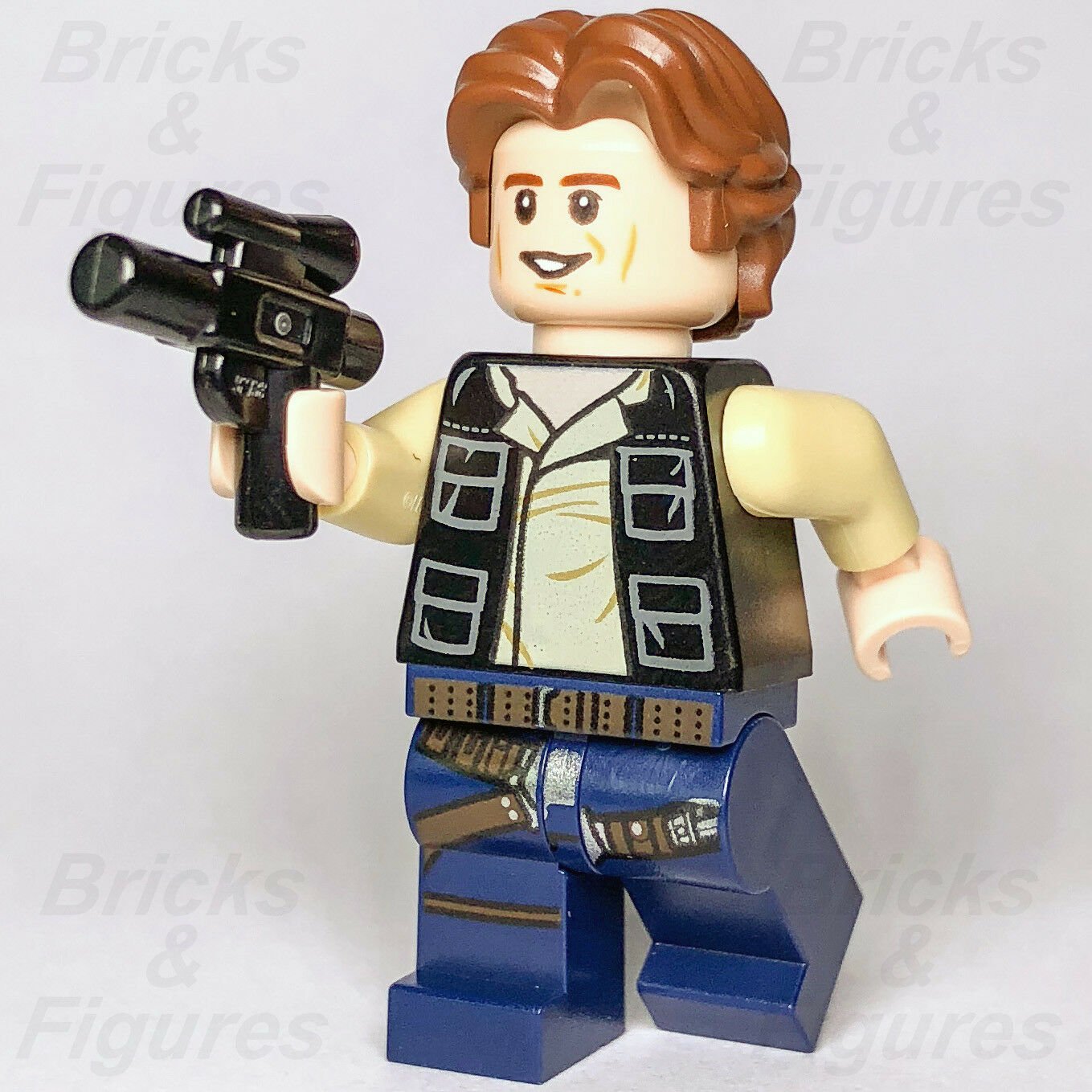 New Star Wars LEGO Han Solo Rebel Alliance Captain General Minifig 75159 75205 - Bricks & Figures