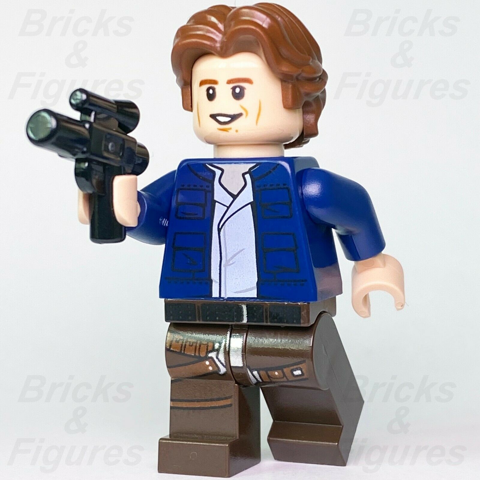 New Star Wars LEGO Han Solo Rebel Alliance Captain General Minifig 75243 - Bricks & Figures