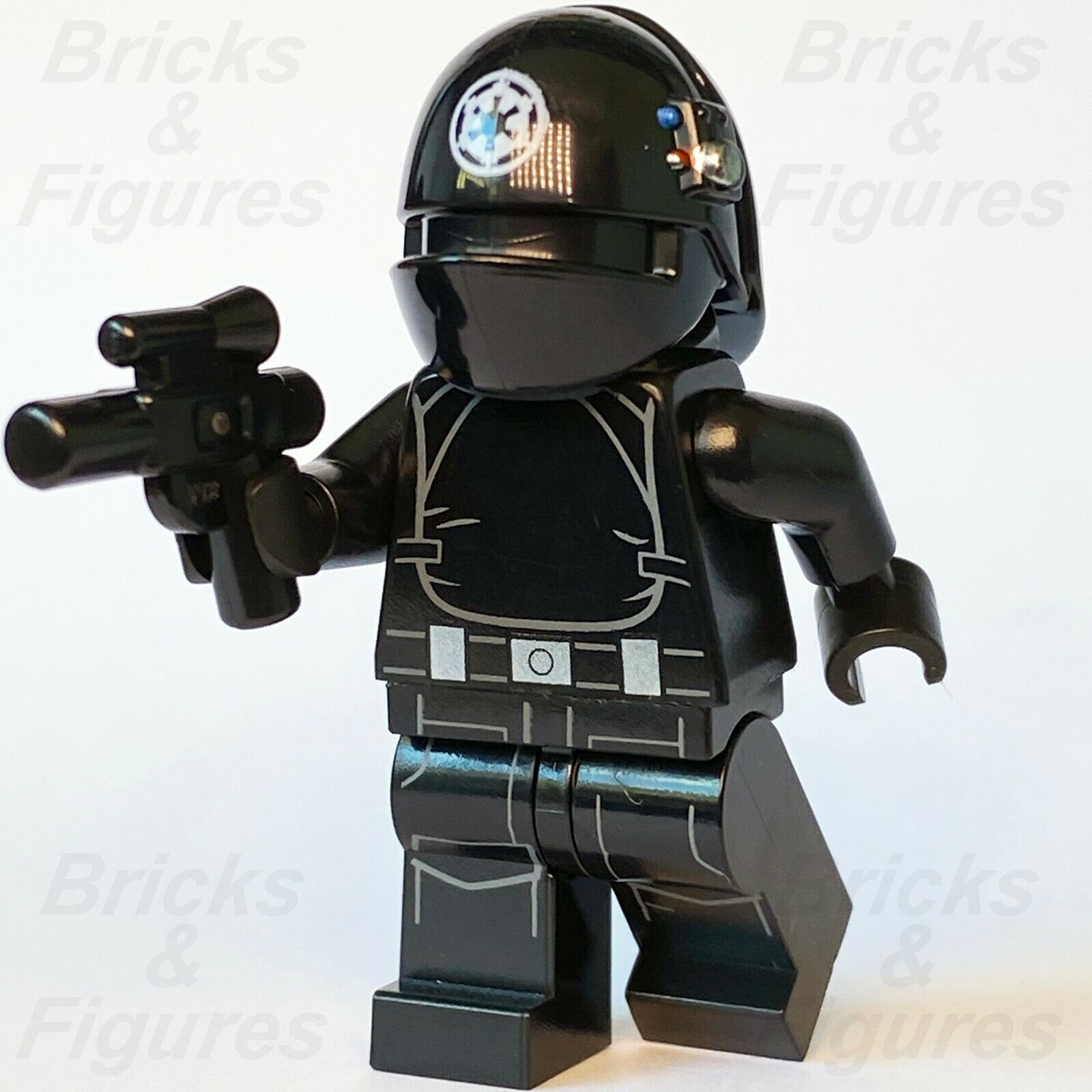 New Star Wars LEGO Imperial Gunner White Logo on Helmet Minifigure 75245 75246 - Bricks & Figures