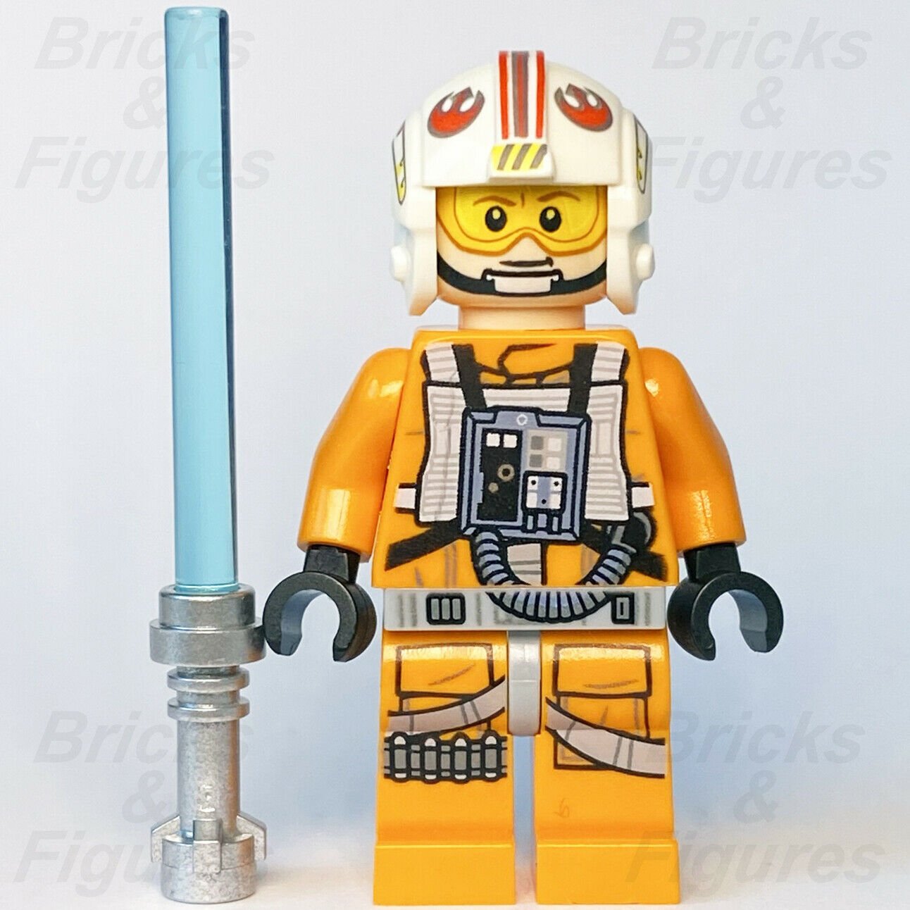 New Star Wars LEGO Luke Skywalker Jedi X-Wing Pilot Minifigure 75301 - Bricks & Figures