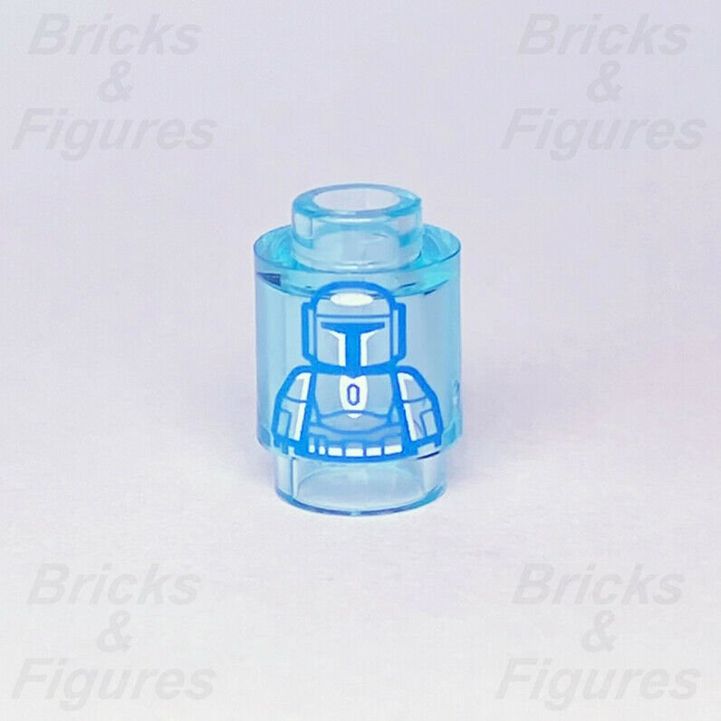 New Star Wars LEGO Mandalorian Hologram Genuine Round Stud Part 1 x 1 75319 - Bricks & Figures