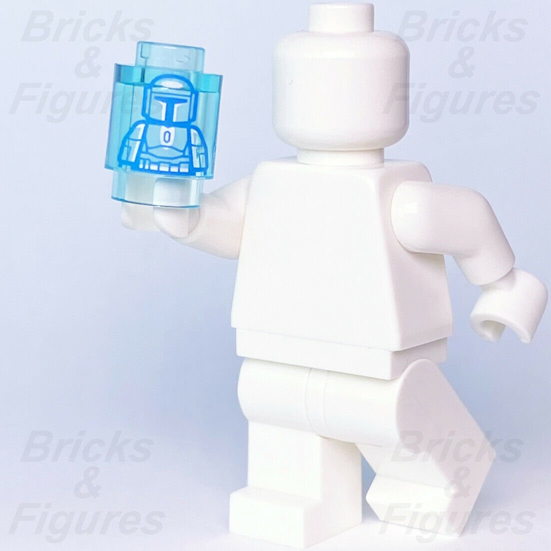 New Star Wars LEGO Mandalorian Hologram Genuine Round Stud Part 1 x 1 75319 - Bricks & Figures