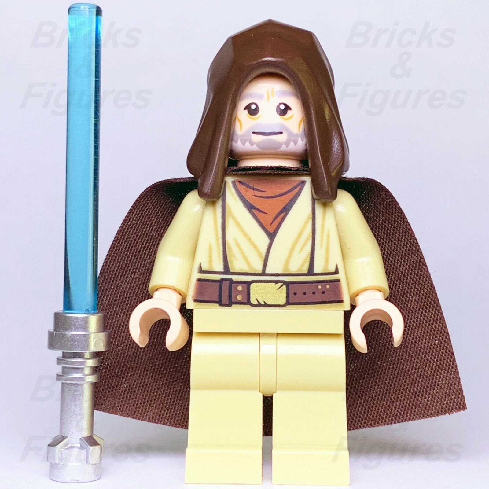 New Star Wars LEGO Obi-Wan (Ben) Kenobi Jedi Master Minifigure 75246 Genuine - Bricks & Figures