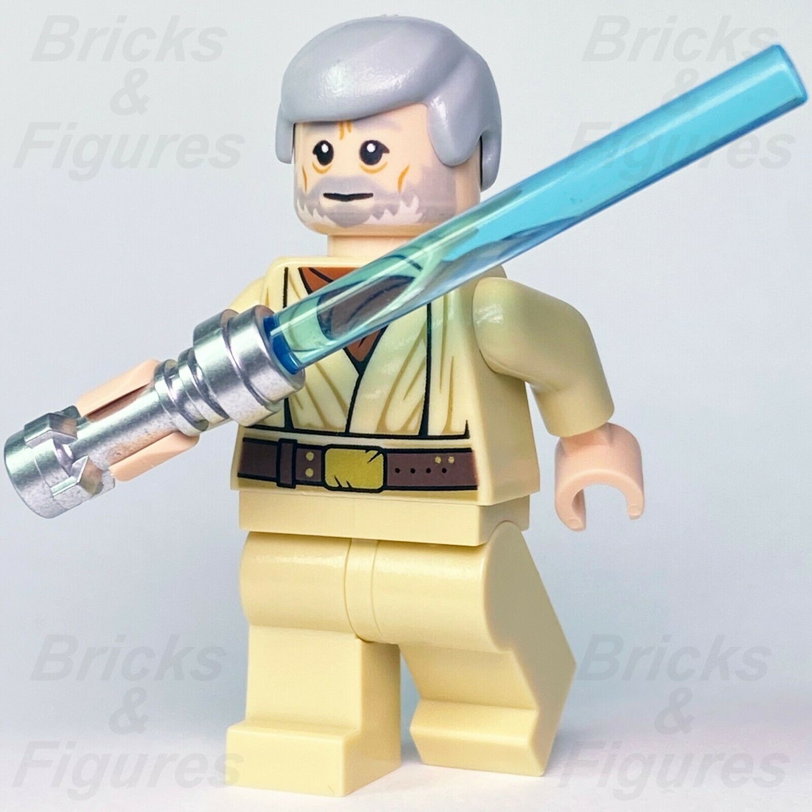 New Star Wars LEGO Obi-Wan (Ben) Kenobi Jedi Master Minifigure 75270 Genuine - Bricks & Figures