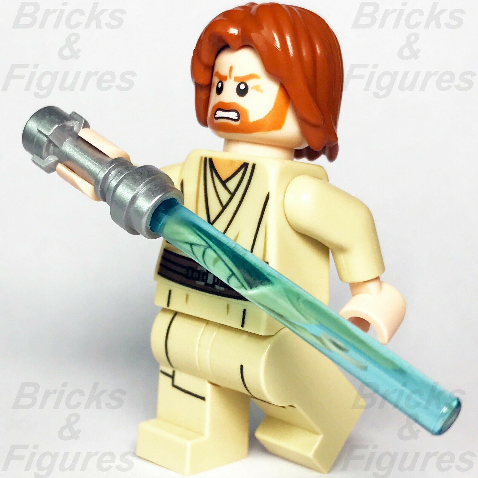New Star Wars LEGO Obi-Wan Kenobi Jedi Knight Minifigure 75021 Genuine - Bricks & Figures