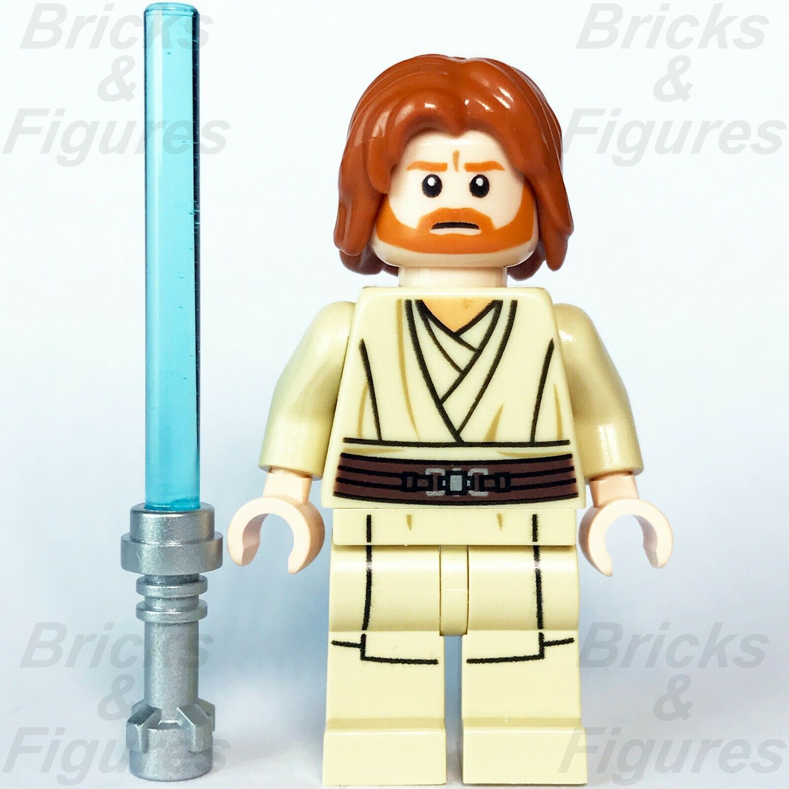New Star Wars LEGO Obi-Wan Kenobi Jedi Knight Minifigure 75021 Genuine - Bricks & Figures