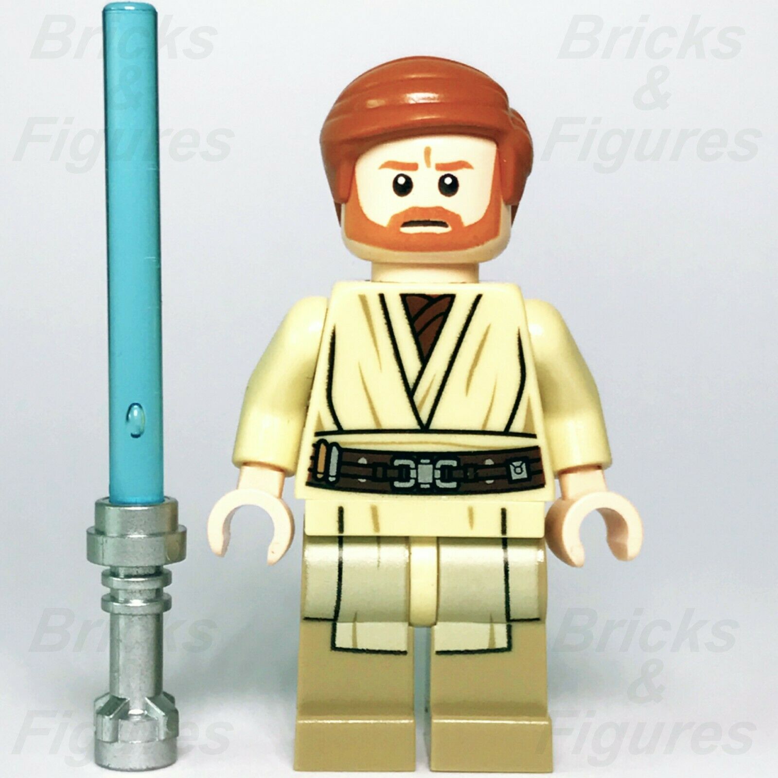 New Star Wars LEGO Obi-Wan Kenobi Jedi Master Minifigure 75040 Genuine - Bricks & Figures