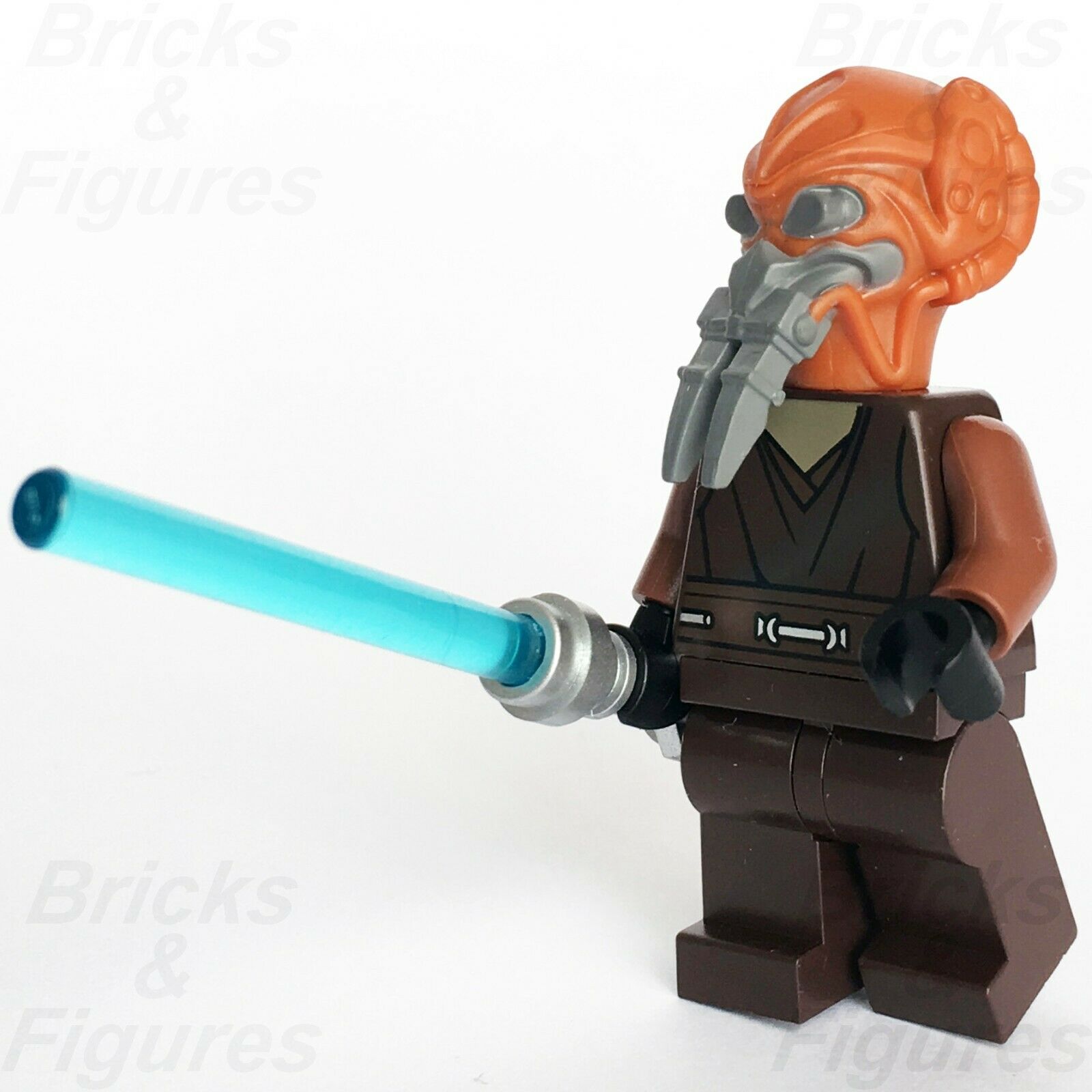 New Star Wars LEGO Plo Koon Jedi Master The Clone Wars General Minifigure 75045 - Bricks & Figures