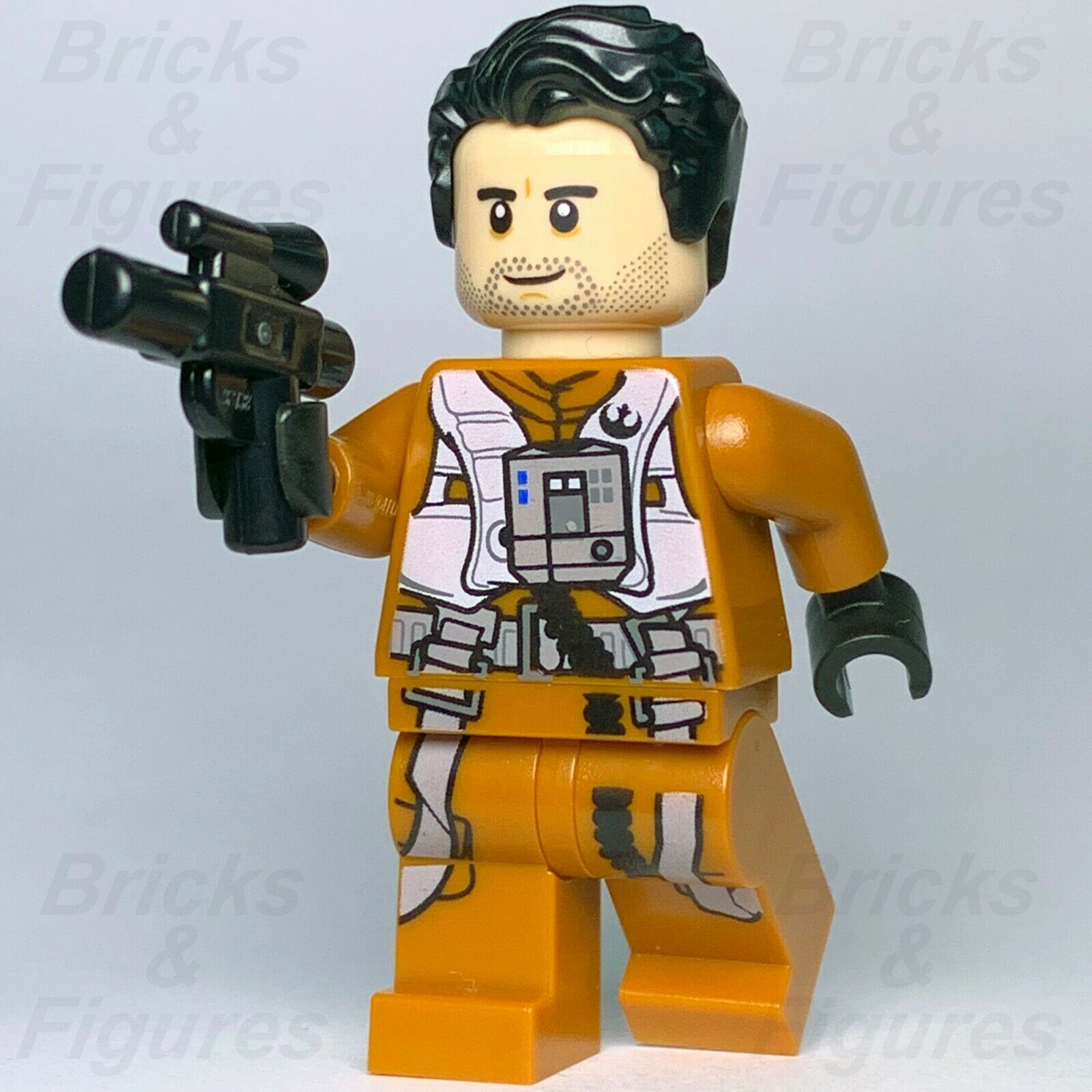 New Star Wars LEGO Poe Dameron Resistance Fighter Pilot Minifigure Book - Bricks & Figures