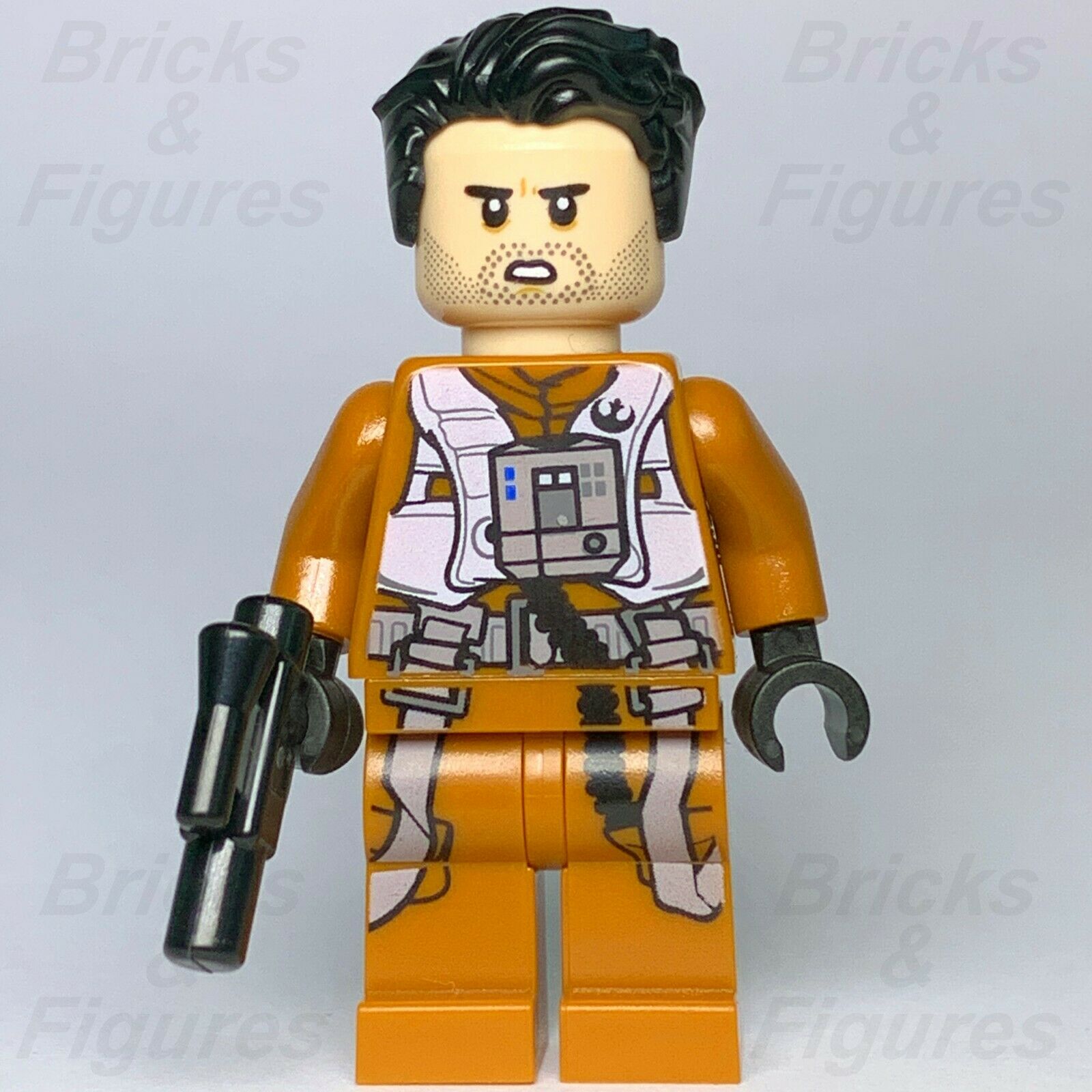 New Star Wars LEGO Poe Dameron Resistance Fighter Pilot Minifigure Book - Bricks & Figures