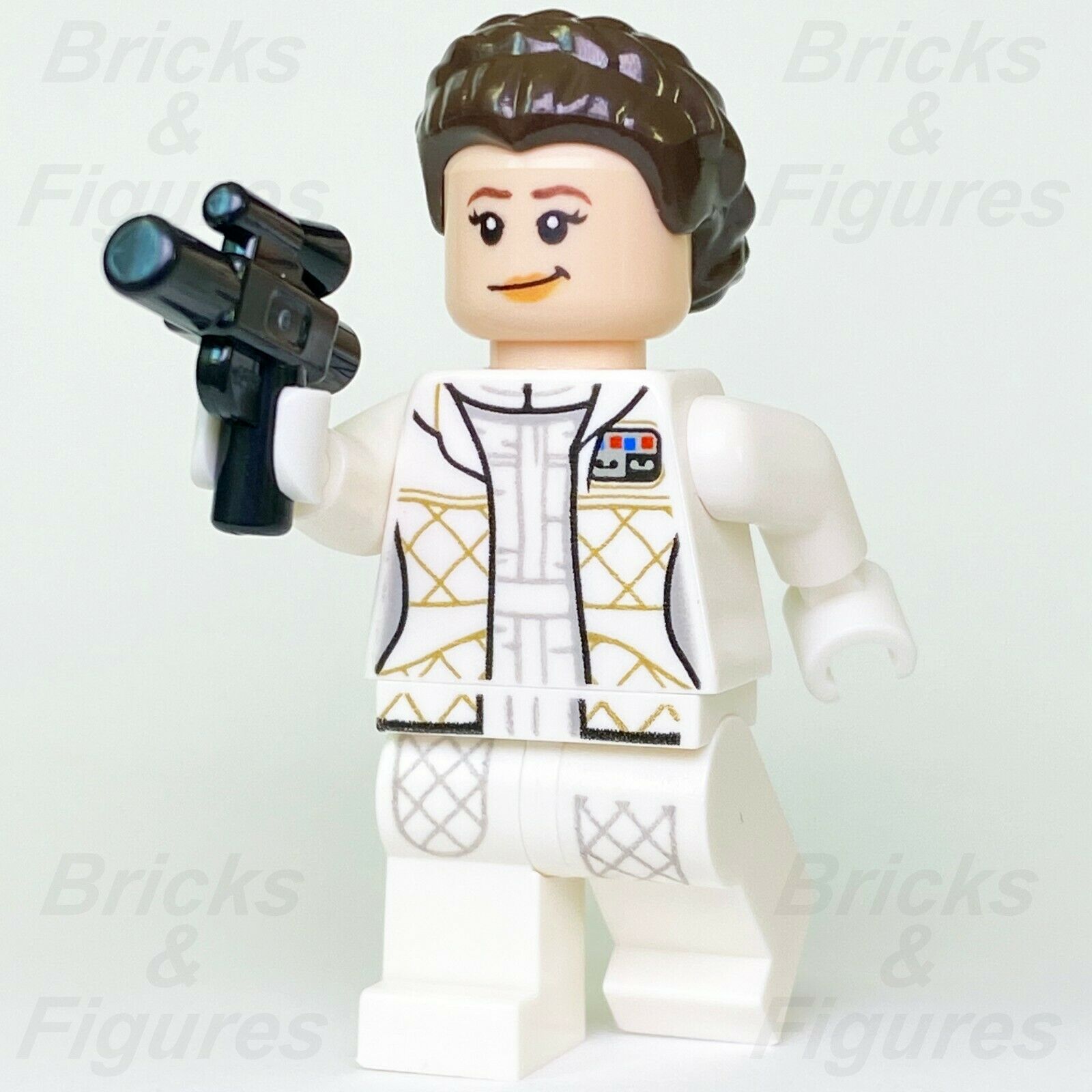 New Star Wars LEGO Princess Leia Hoth Outfit Minifigure 75222 75203 Genuine - Bricks & Figures