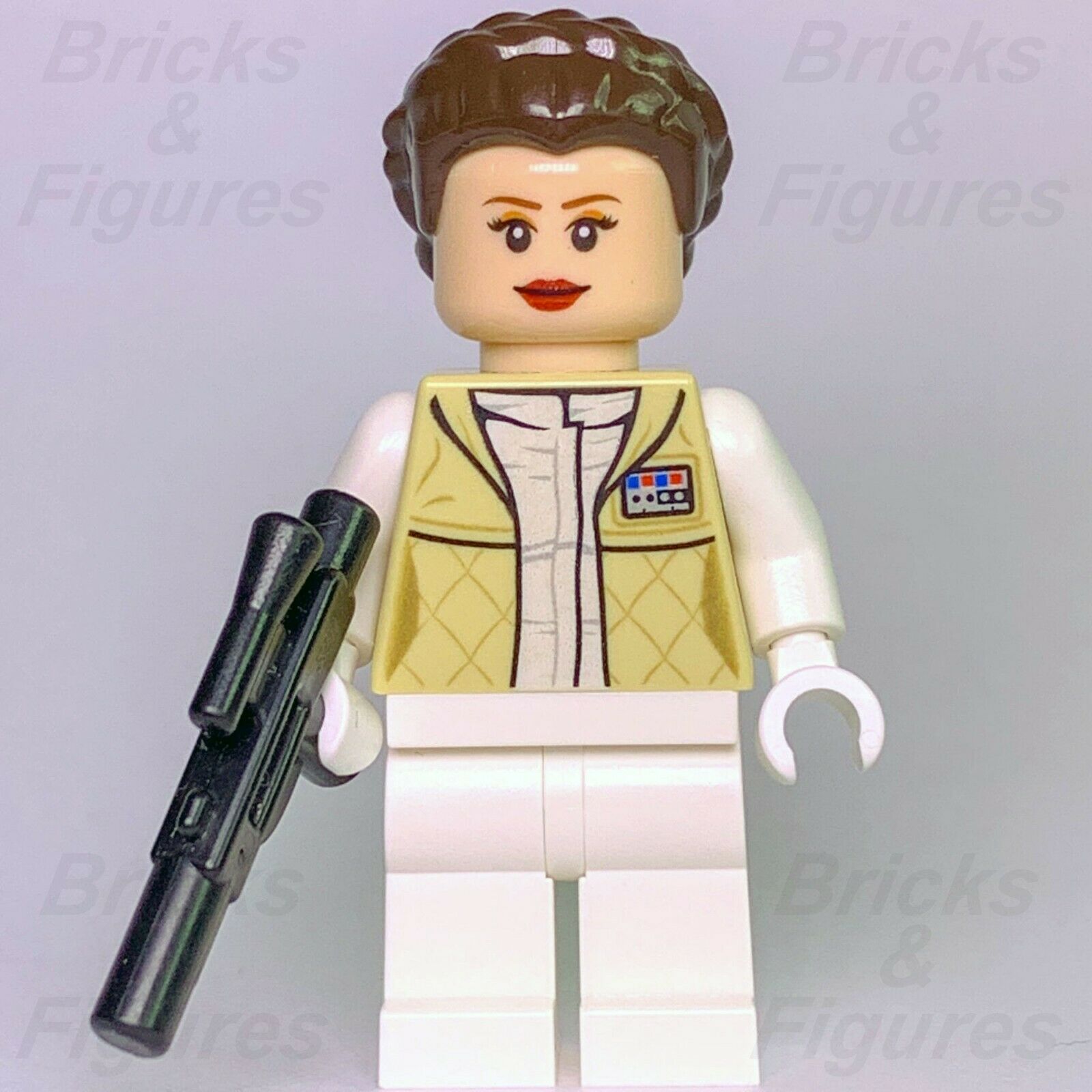 New Star Wars LEGO Princess Leia Hoth Outfit Rebel Alliance Minifigure 7879 - Bricks & Figures