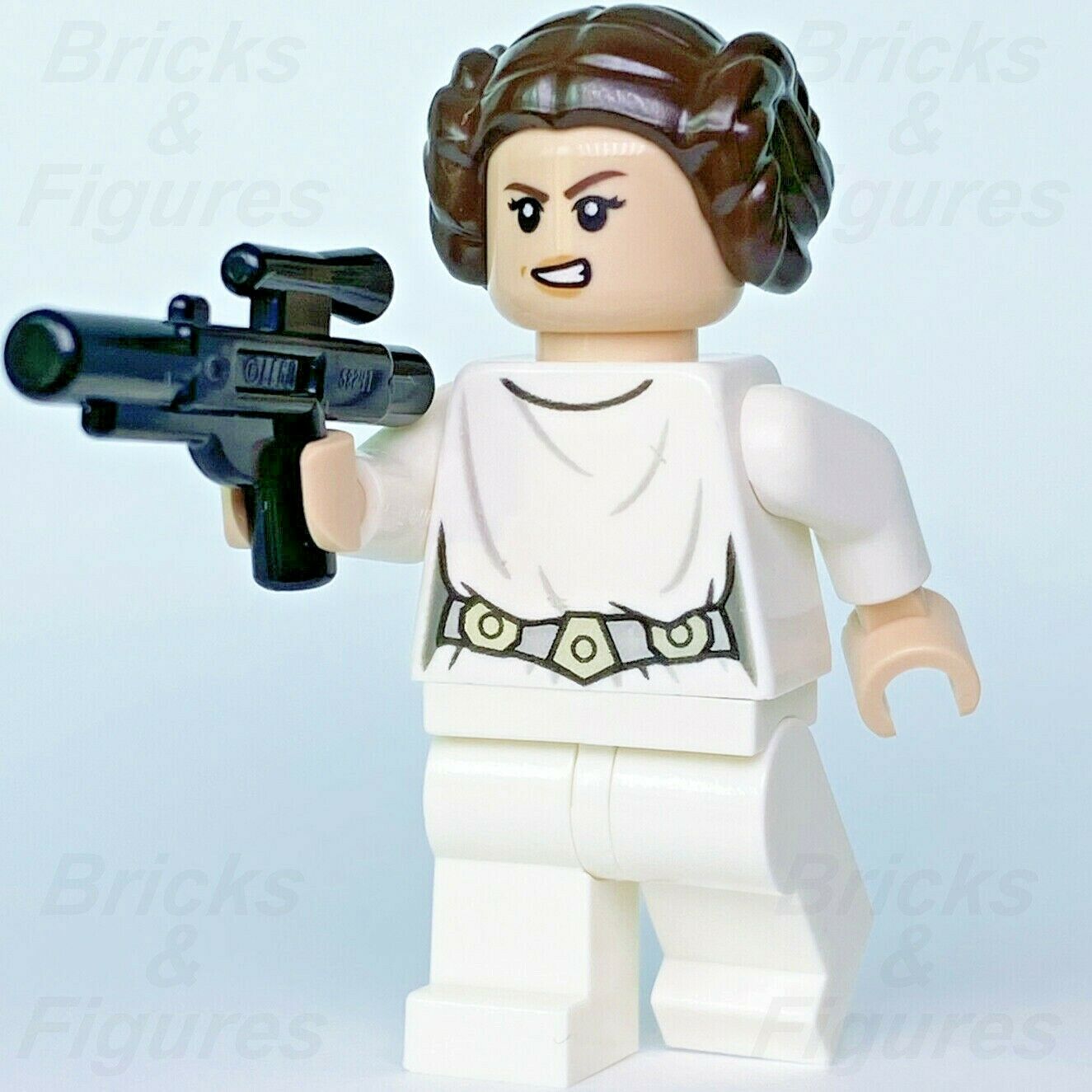 New Star Wars LEGO Princess Leia White Dress Outfit Minifigure 75229 sw0994 - Bricks & Figures