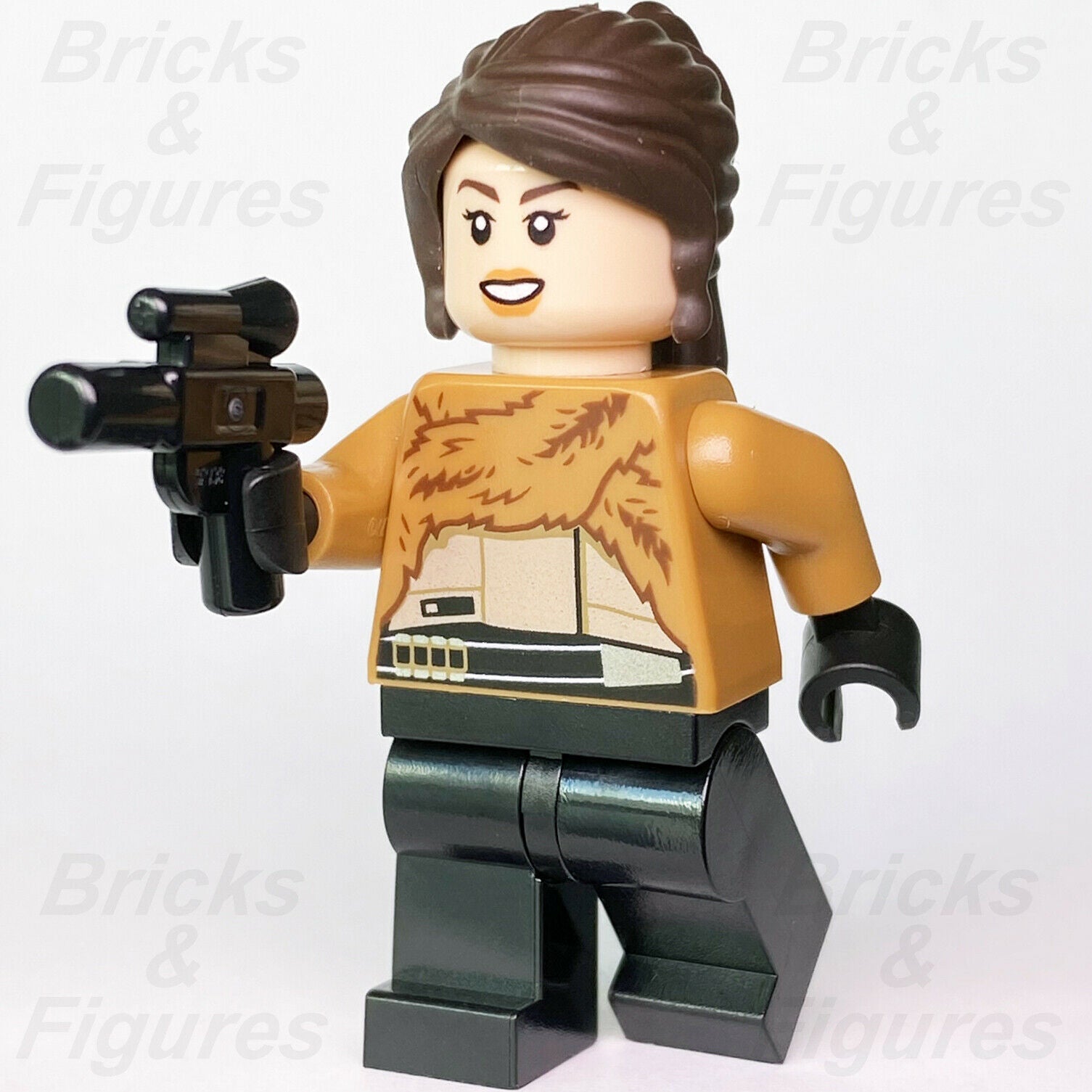 New Star Wars LEGO Qi'ra Fur Coat Outfit Solo Movie Minifigure 75219 sw0955 - Bricks & Figures