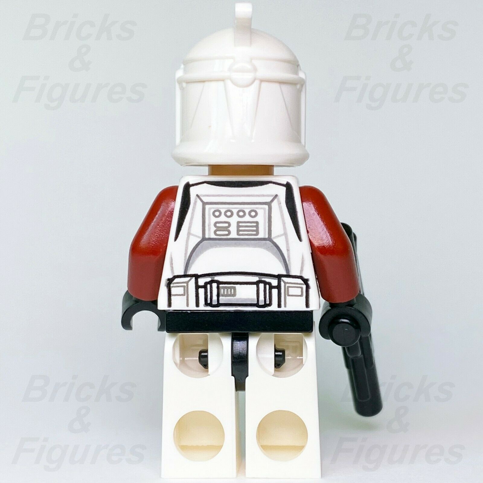New Star Wars LEGO Red Phase 1 Clone Trooper Captain Minifig 75021 Genuine - Bricks & Figures