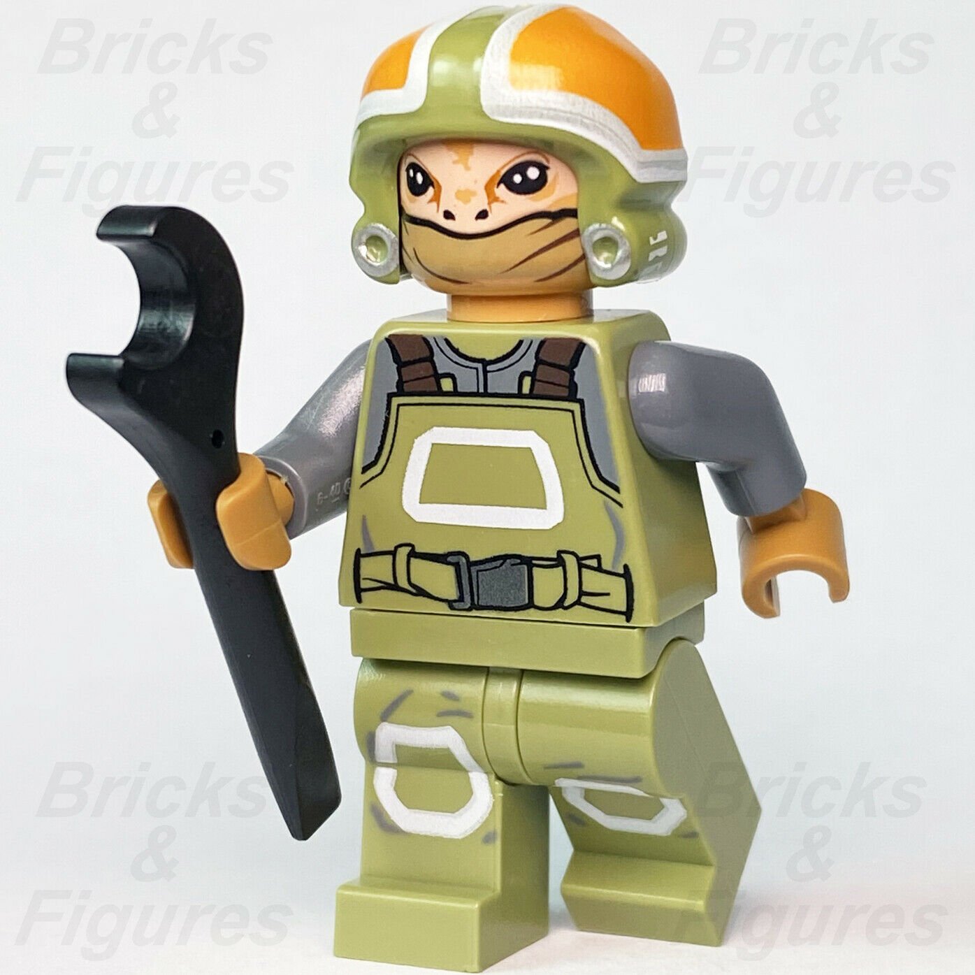 New Star Wars LEGO Resistance Ground Crew with Wrench Minifigure 75102 - Bricks & Figures