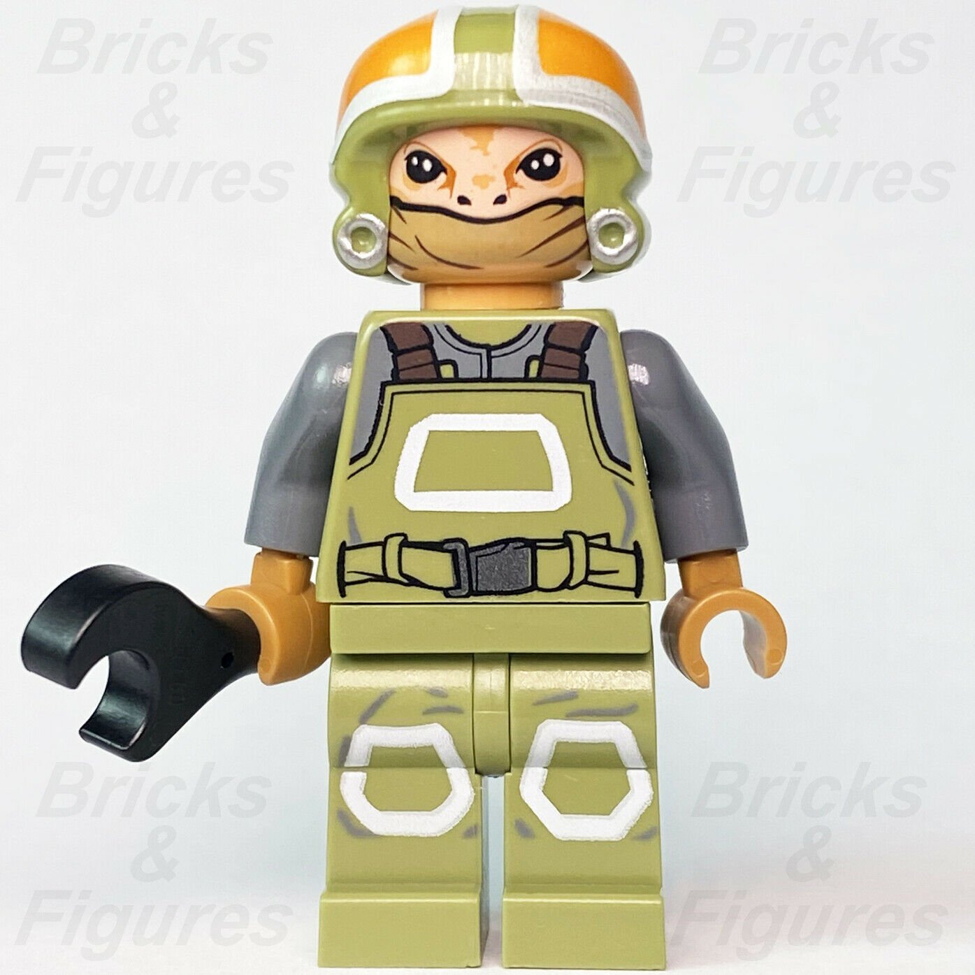 New Star Wars LEGO Resistance Ground Crew with Wrench Minifigure 75102 - Bricks & Figures