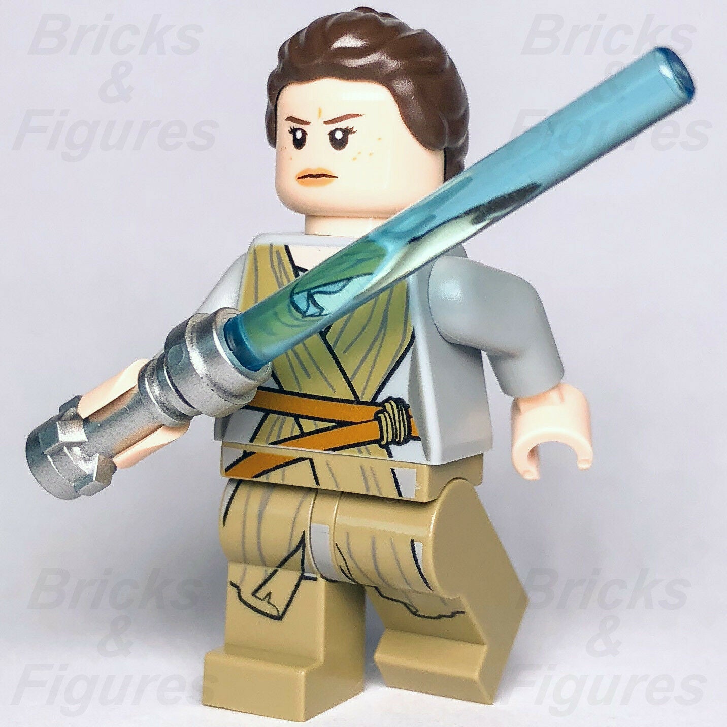 New Star Wars LEGO Rey Jedi Force Awakens Minifigure 75099 75148 75105 75192 - Bricks & Figures