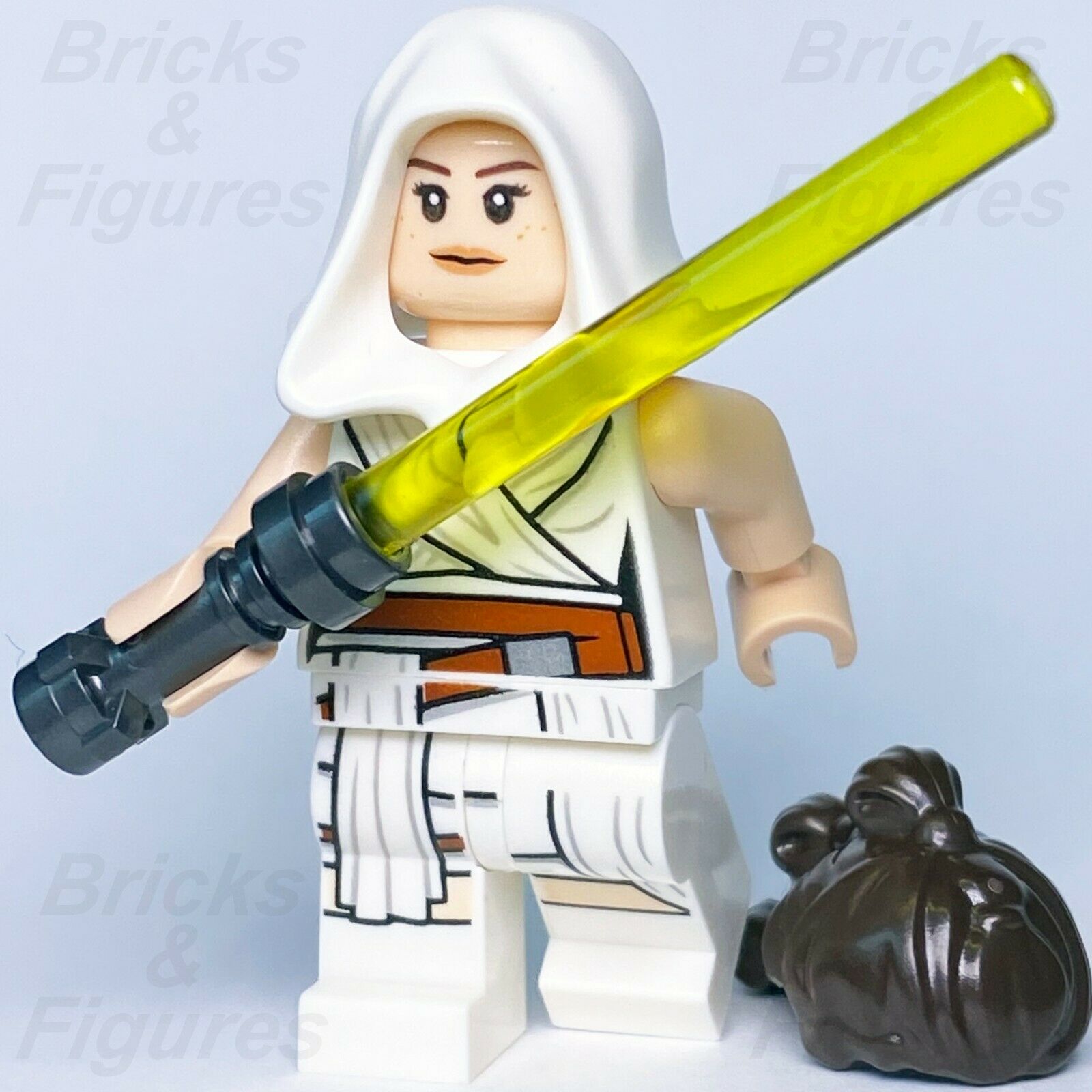 New Star Wars LEGO Rey with Hood Jedi Rise of Skywalker Minifigure 75250 - Bricks & Figures