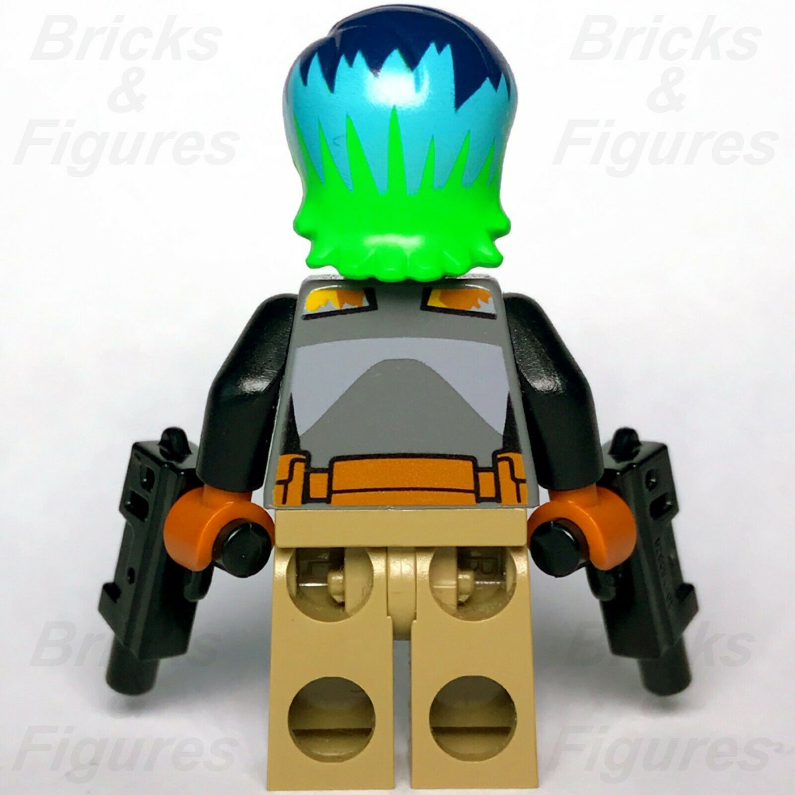 New Star Wars LEGO Sabine Wren Mandalorian Green Hair Rebels Minifigure 75150 - Bricks & Figures