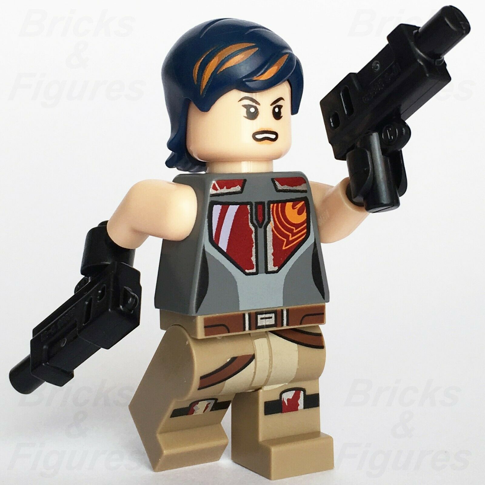 New Star Wars LEGO Sabine Wren Mandalorian Rebels Minifigure 75090 75106 - Bricks & Figures