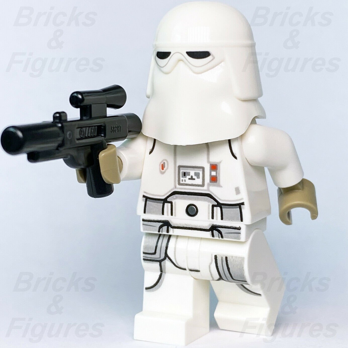 New Star Wars LEGO Snowtrooper with Cheek Lines Frown Minifigure 75288 sw1103 - Bricks & Figures