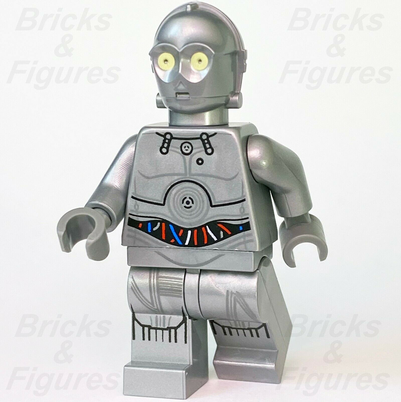New Star Wars LEGO U-3PO Silver Protocol Droid A New Hope Minifigure 75146 - Bricks & Figures