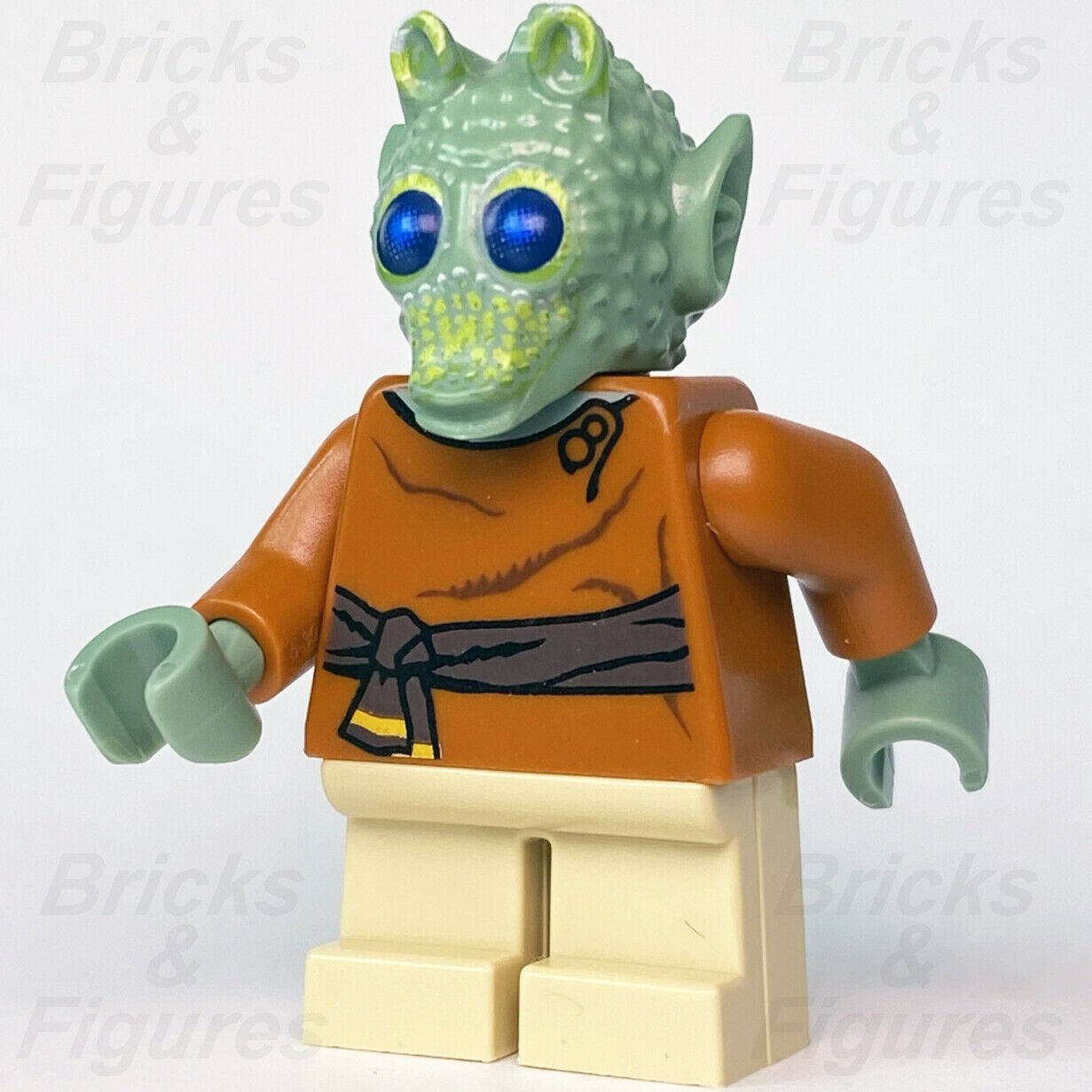 New Star Wars LEGO W. Wald Rodian Child The Phantom Menace Minifigure 7962 - Bricks & Figures